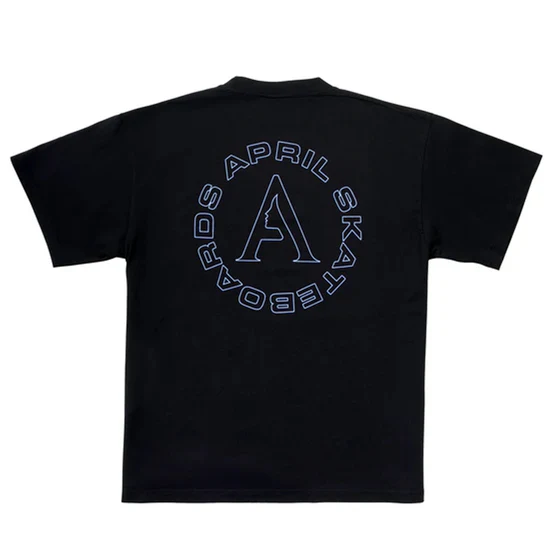 April Skateboards 'Full Circle' Tee - Black