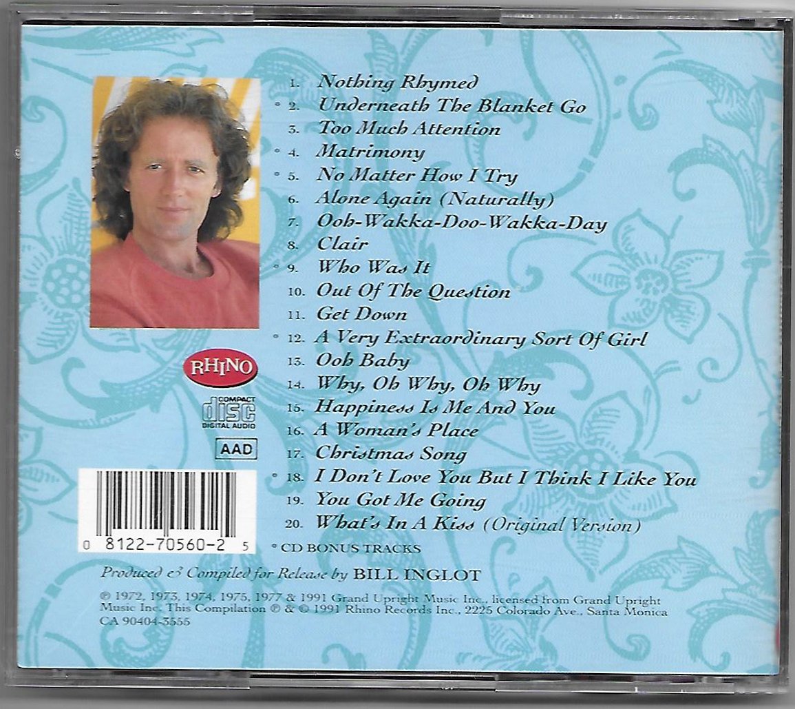 Gilbert O'Sullivan / Best of Gilbert O'Sullivan - CD (Used)