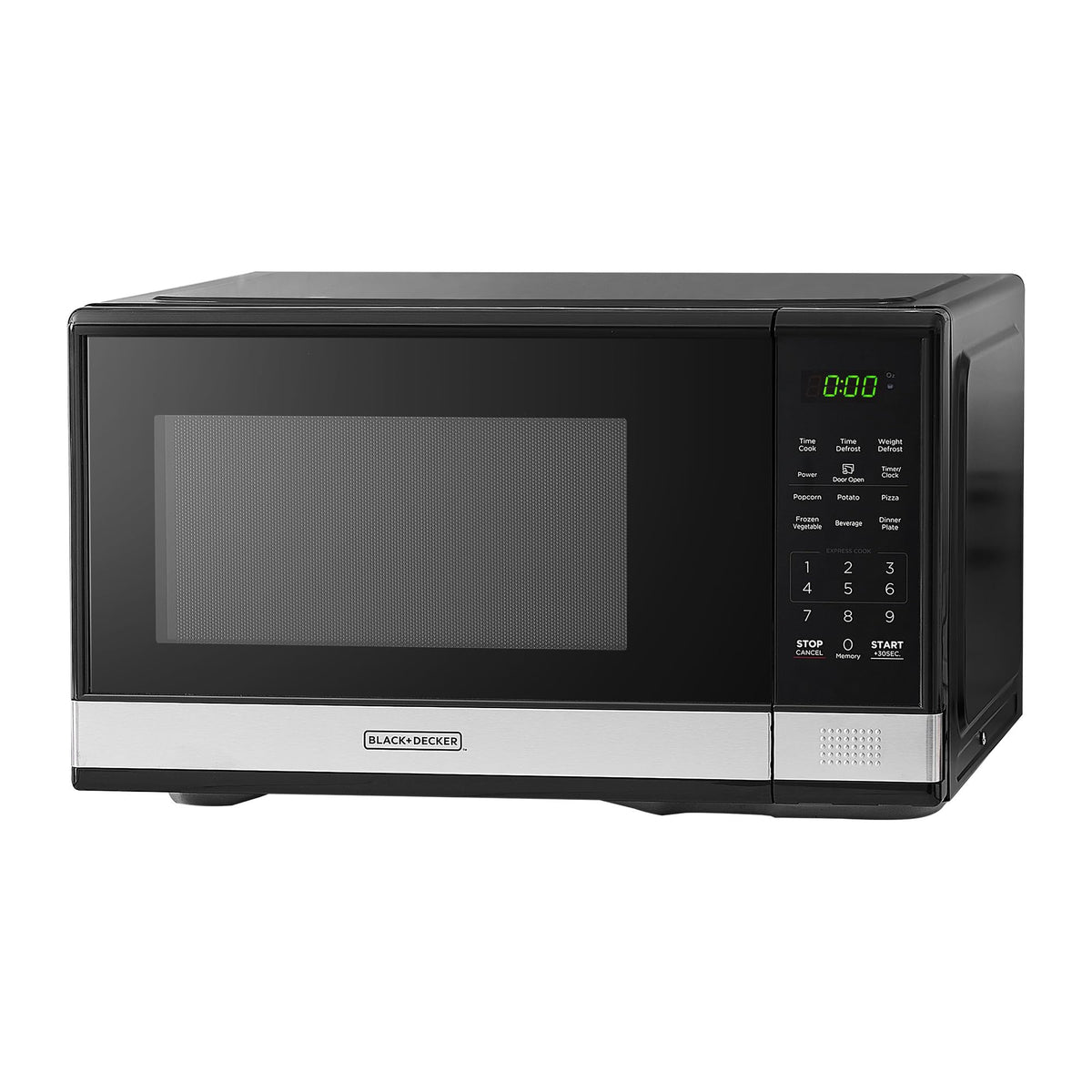 BLACK+DECKER Microwave Oven, 1.1 Cu.ft 900W Digital Stainless Steel đ All In One Marketplace Canada