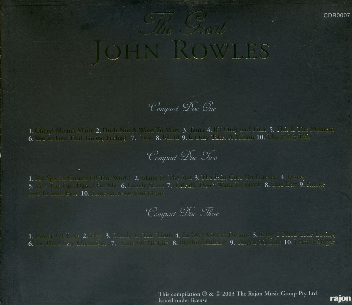 The Great John Rowles