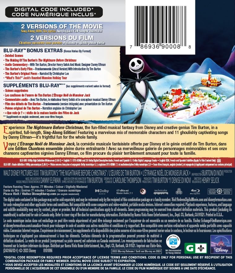 Nightmare Before Christmas - Blu-Ray