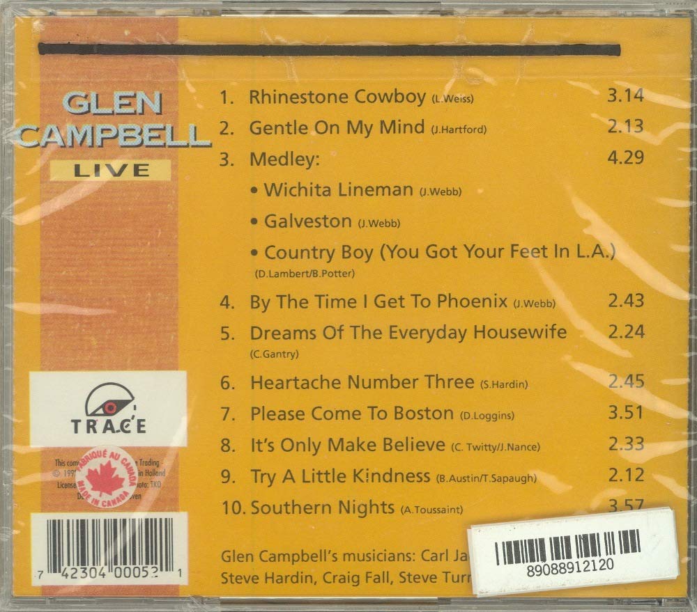 The World Of Glen Campbell Live