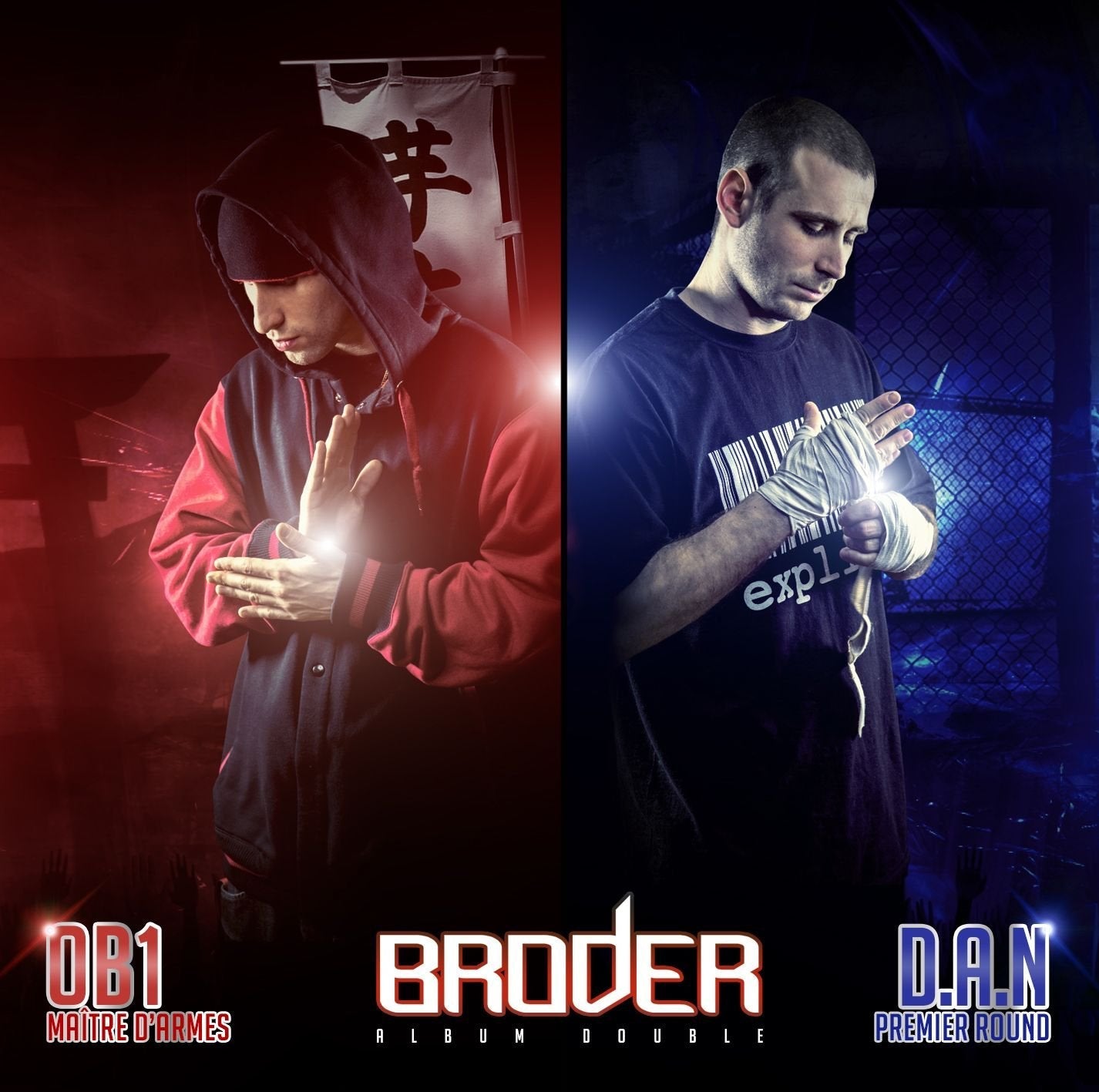 Album double ; D.A.N.- Premier round & OB1- Maître d’armes