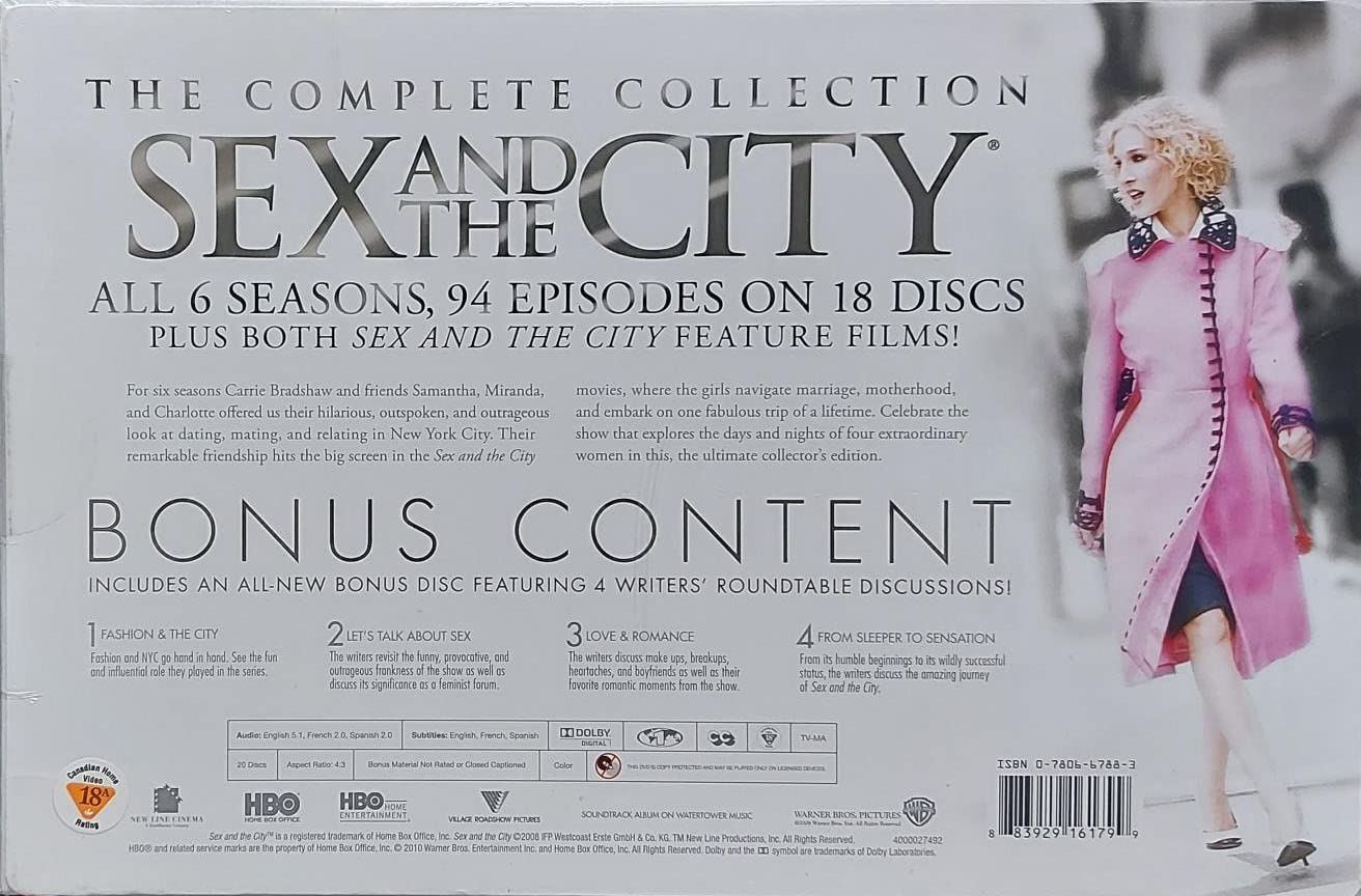 Sex And The City: Complete Collection (Sous-titres français)