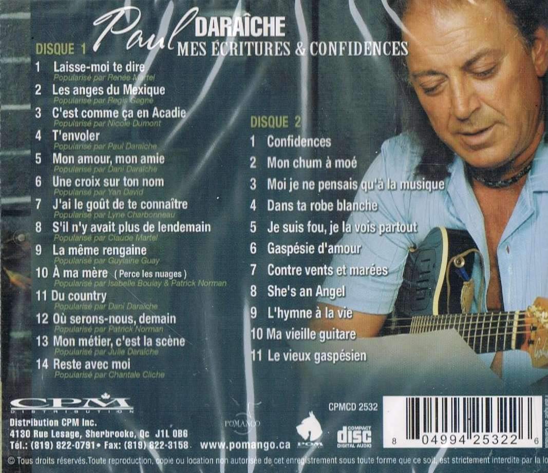 PAUL DARAICHE Mes Ecritures & Confidences