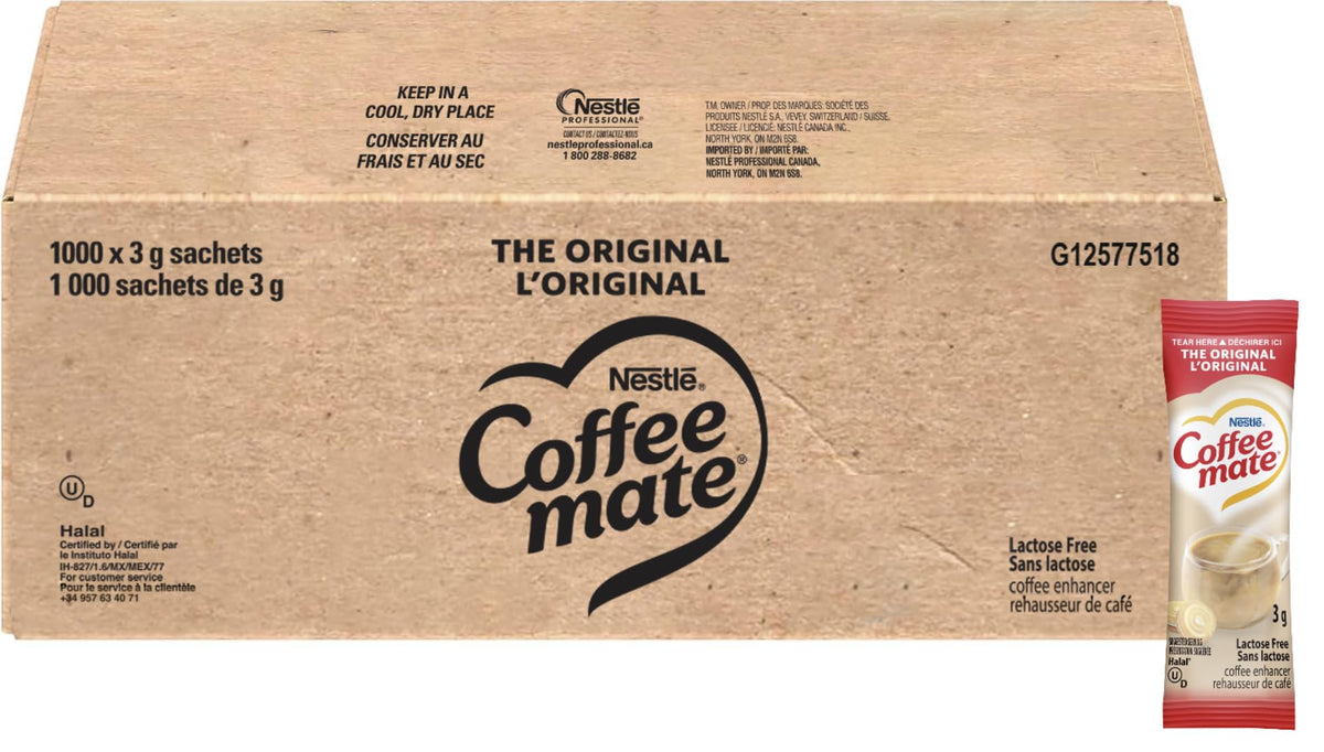 COFFEE MATE Original Coffee Creamer Powder, Lactose Free, 1000 x 3g š All In One Marketplace Canada
