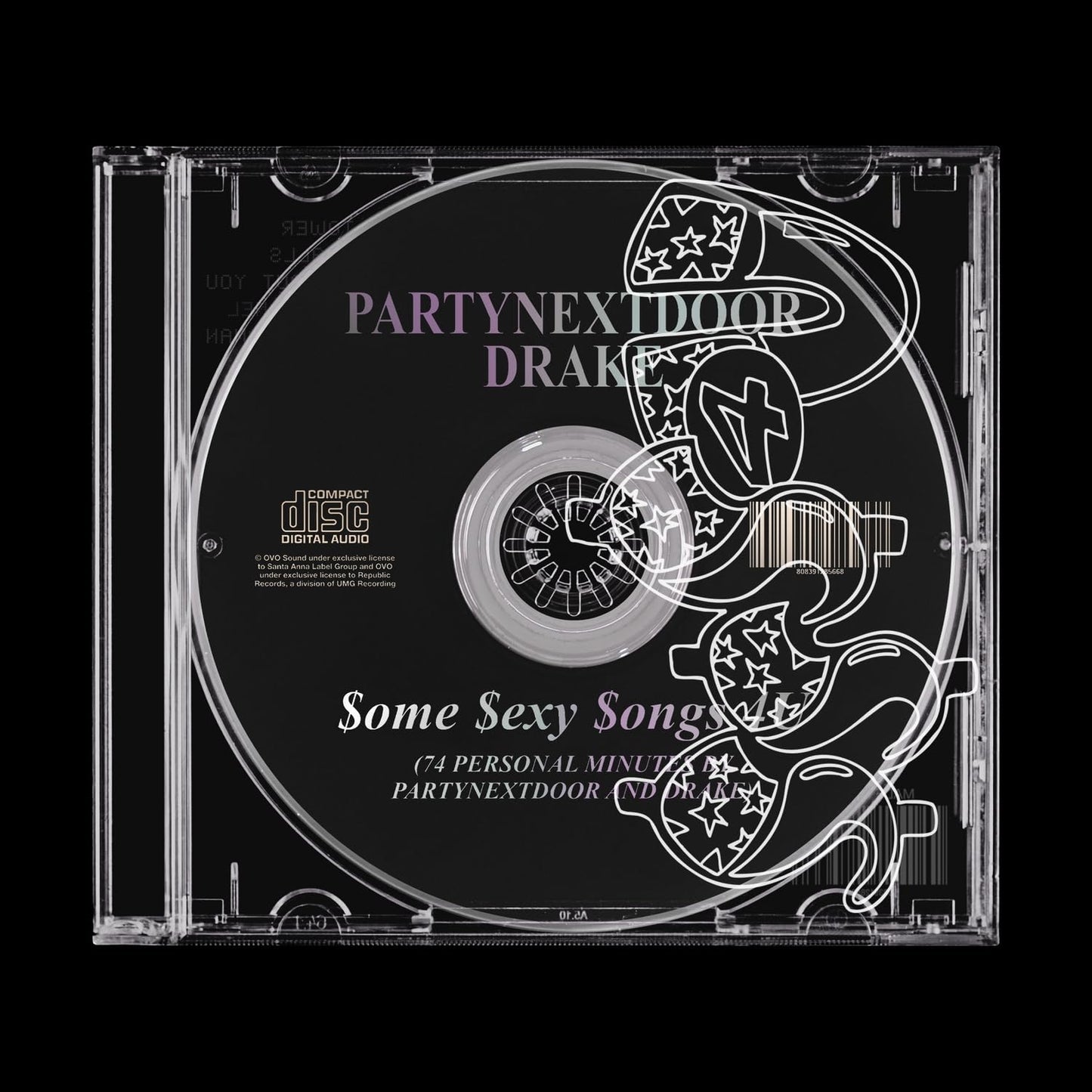 Drake & Partynextdoor / $Ome $Exy $Ongs 4 U (Etched Clear Jewelcase) - CD