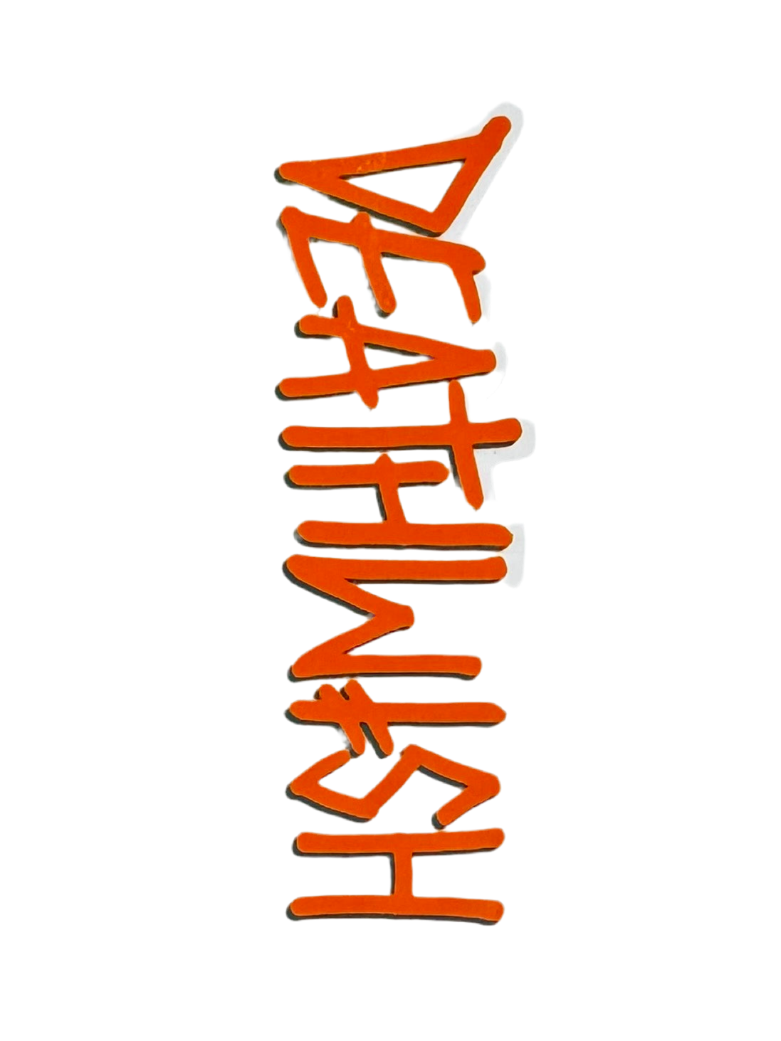 Deathwish 'OG Deathspray' Sticker - Orange