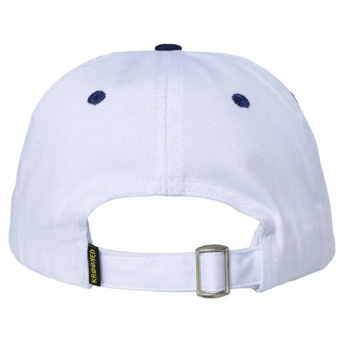 Krooked 'Sun Heart' Snapback Cap - White/Navy