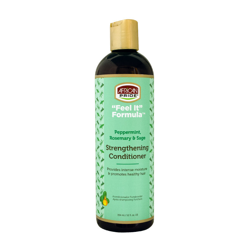 AFRICAN PRIDE PEPPERMINT ROSEMARY & SAGE STRENGTHENING CONDITIONER 12 OZ