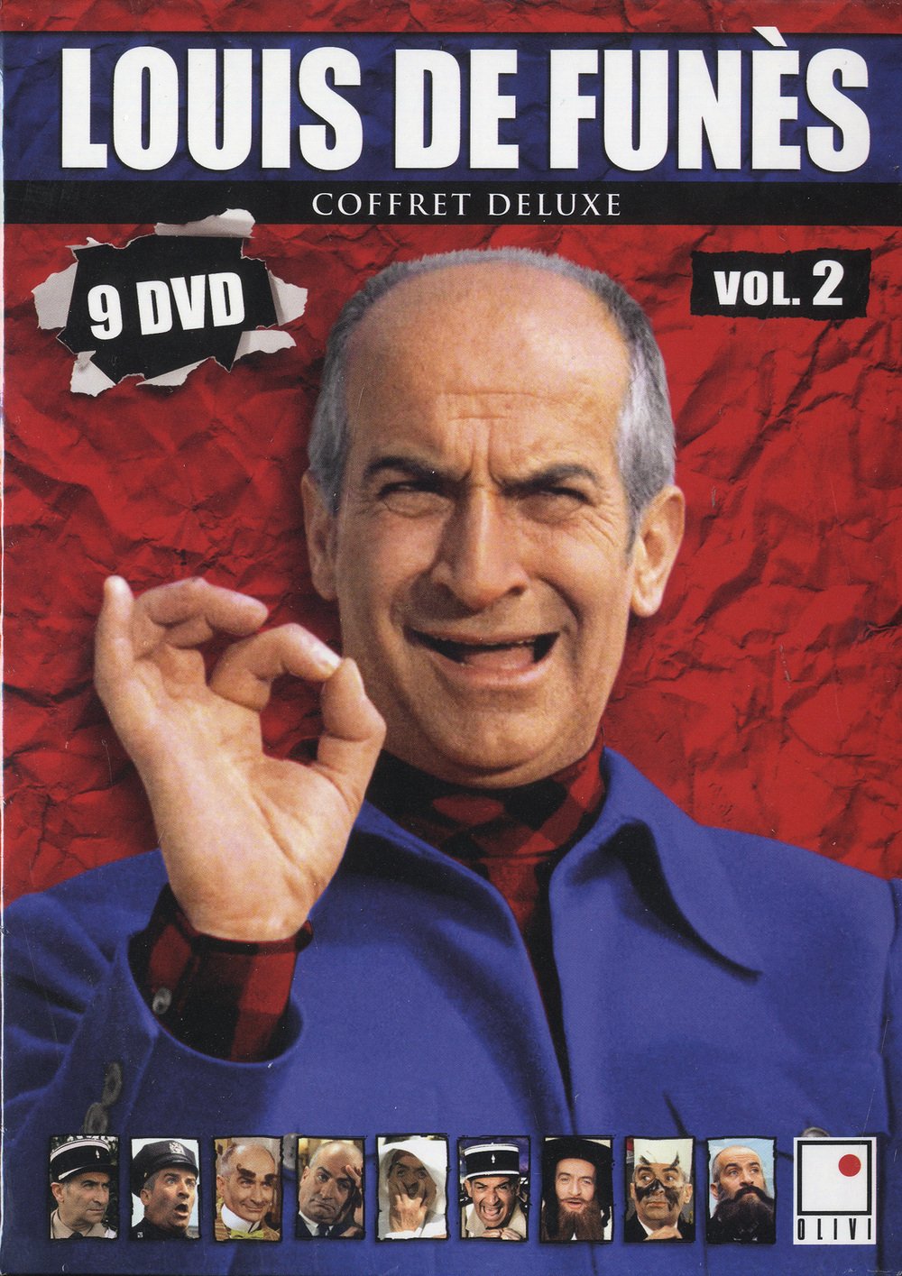 Louis De Funès 9 DVD – Coffret Deluxe Vol. 2 (Version française)