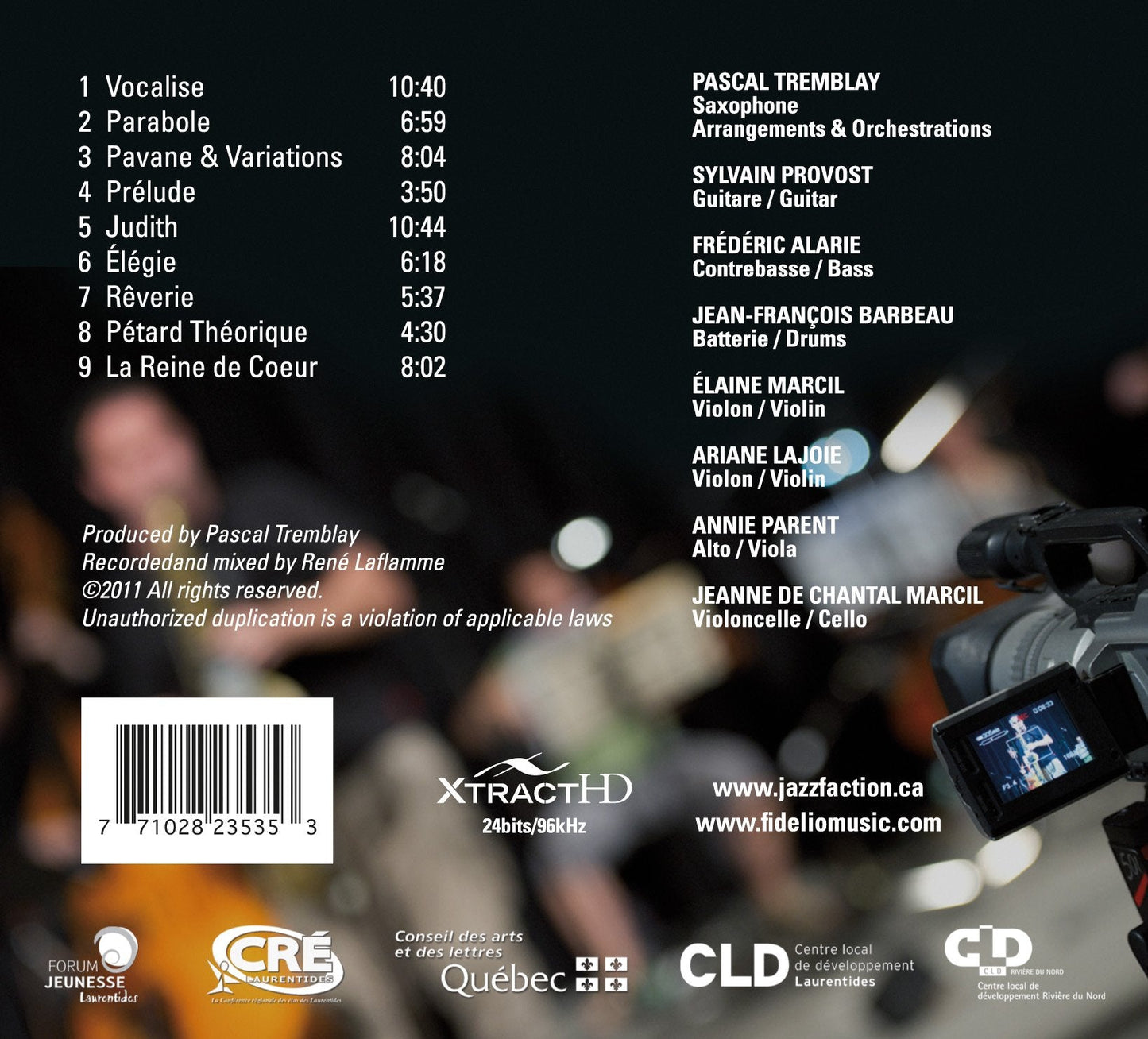 Pascal Tremblay Jazz Faction: Lueurs