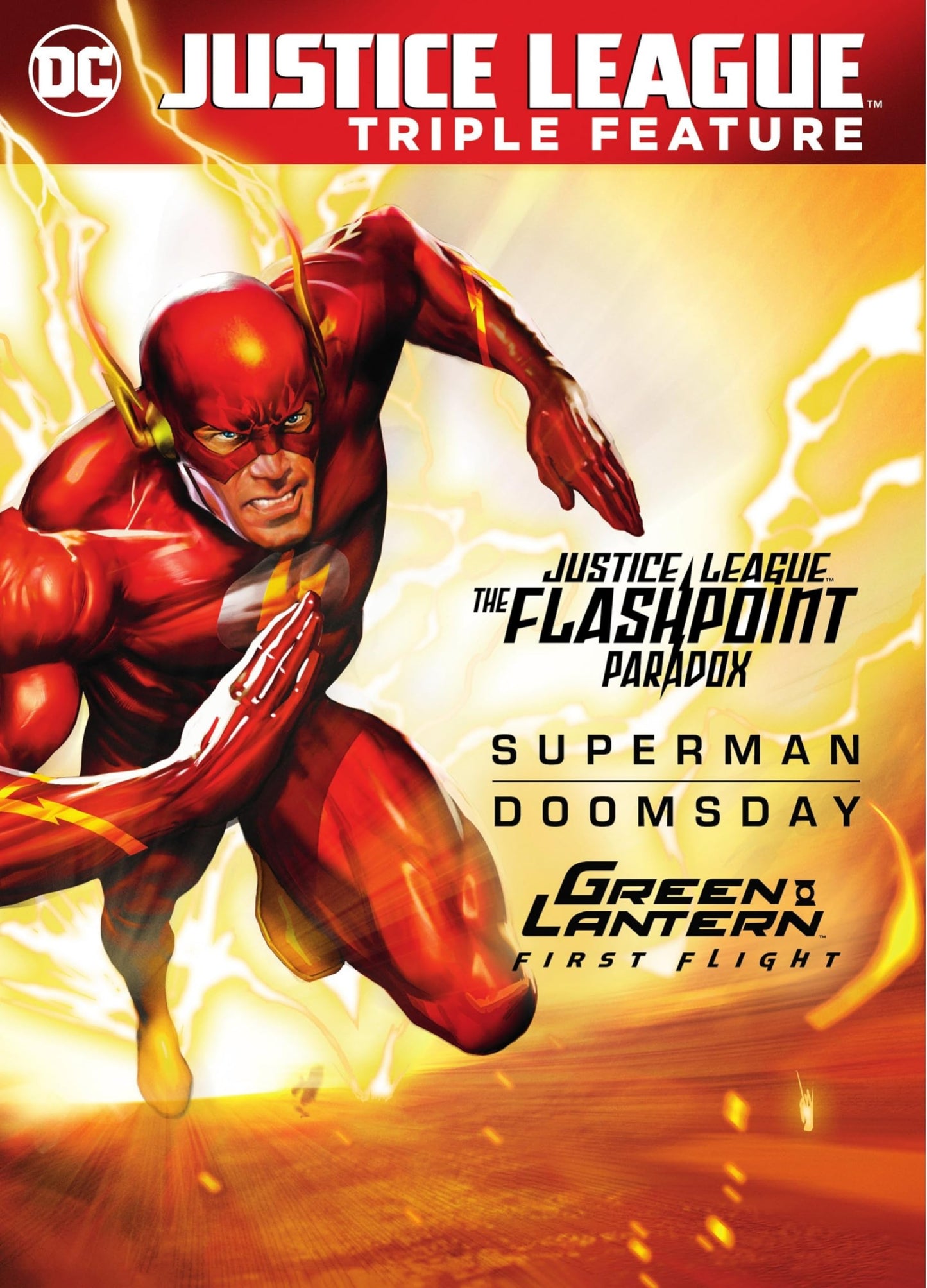 Justice League: Flashpoint Paradox / Superman Doomsday / Green Lantern: First Flight - DVD