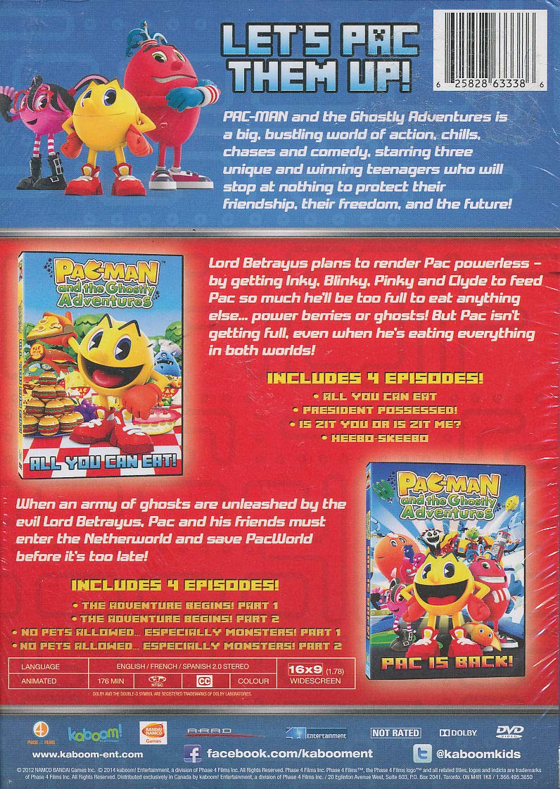 Pac-Man And The Ghostly Adventures / 2 DVD PAC - DVD