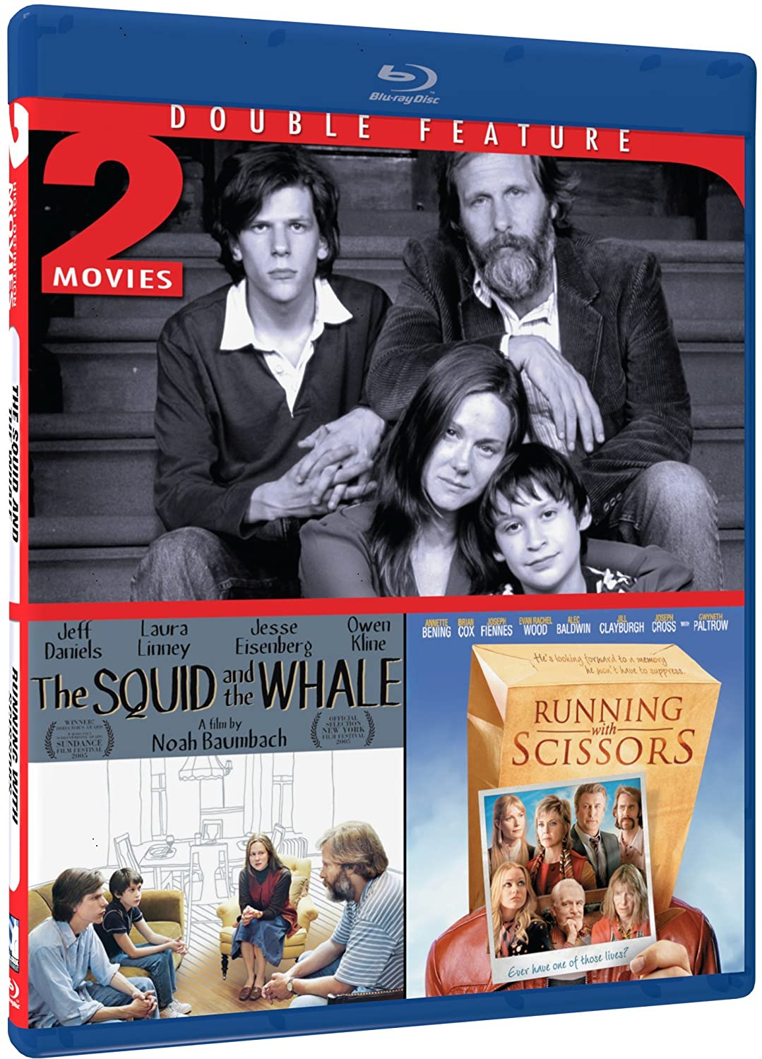 Double Feature / The Squid and the Whale & Running with Scissors - Blu-Ray