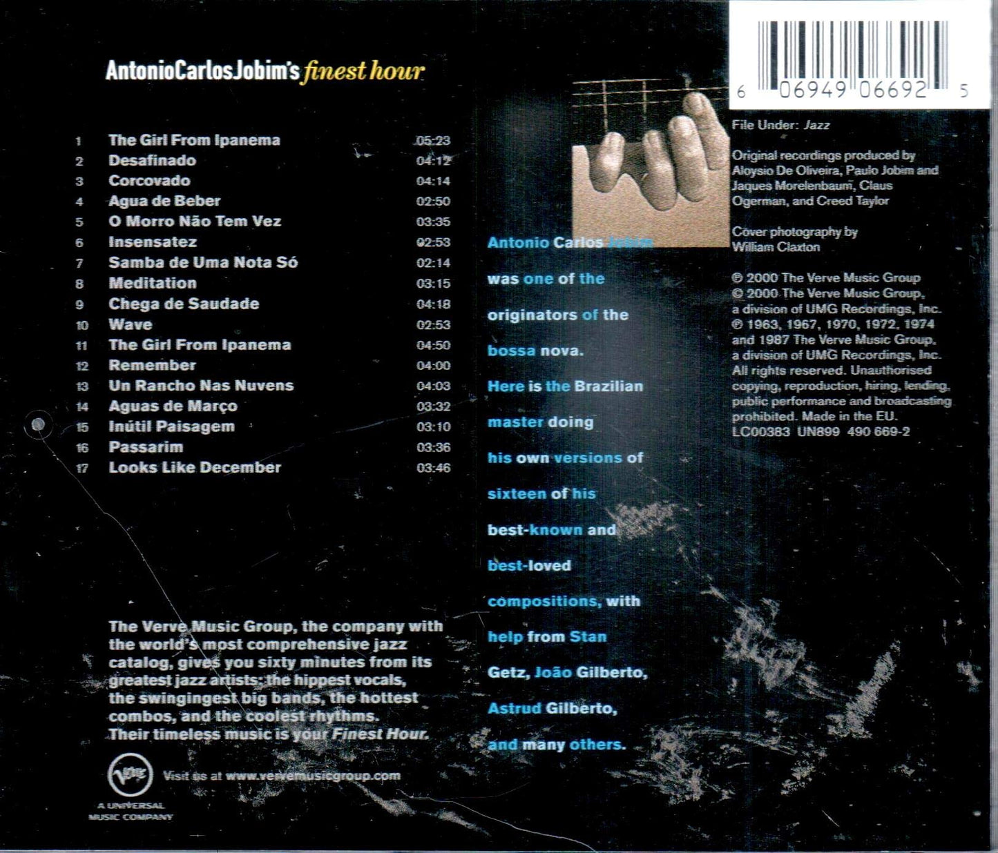 Antonio Carlos Jobim / Antonio Carlos Jobim's Finest Hour - CD (Used)