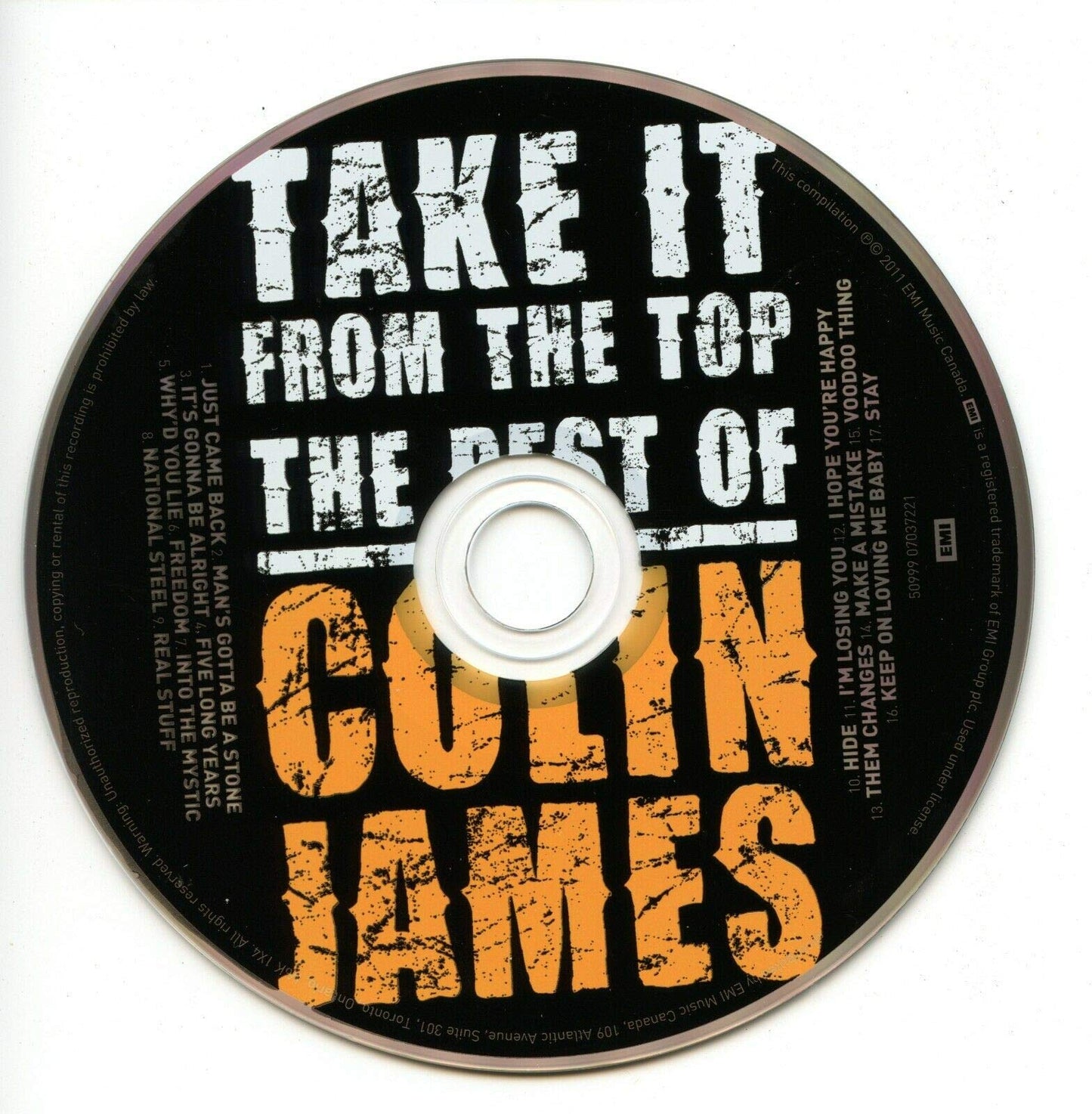 Colin James / Take It From The Top: The Best Of - CD (Used)