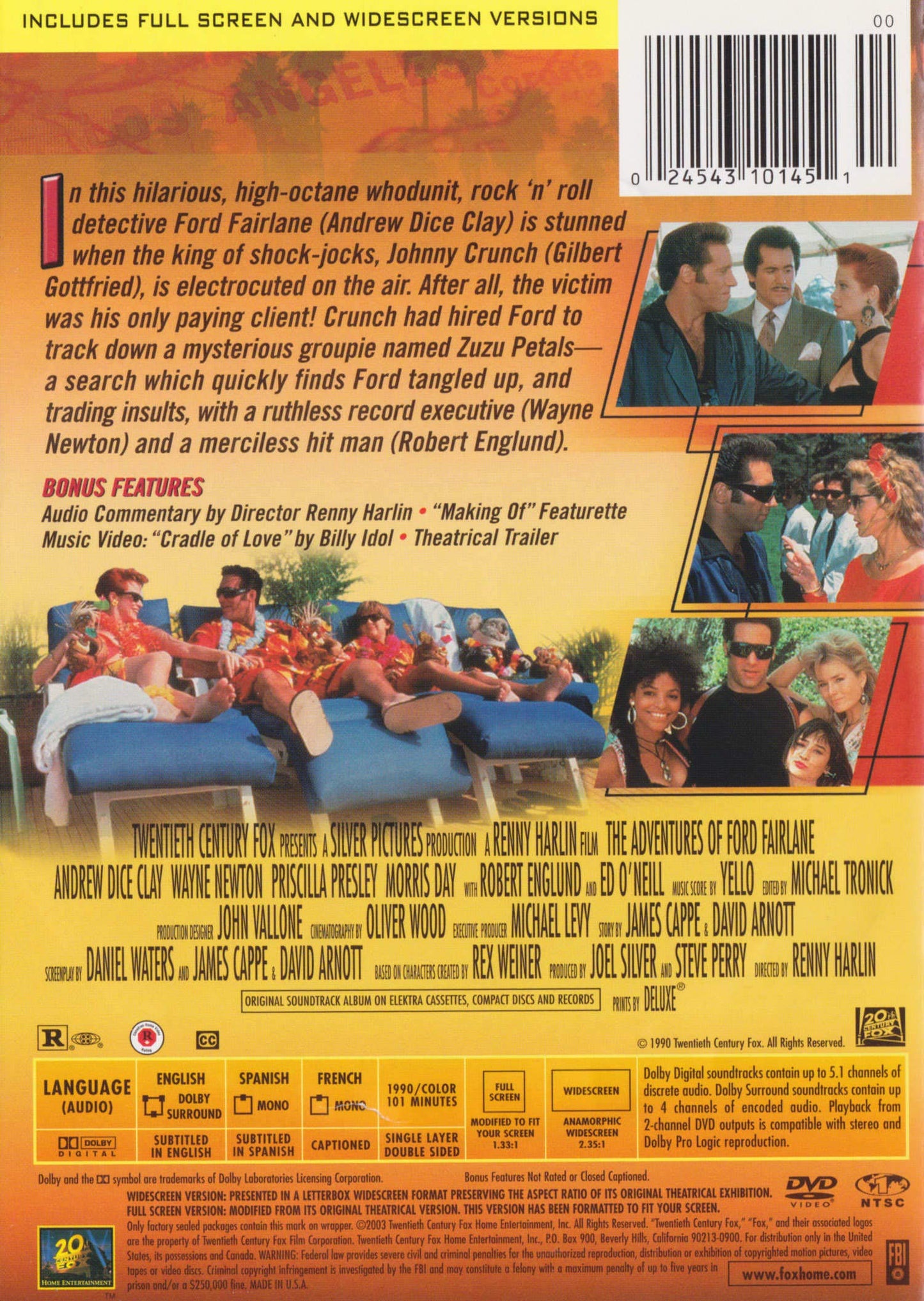 The Adventures Of Ford Fairlane - DVD (Used)