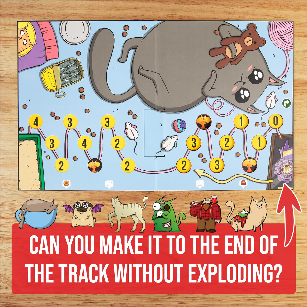 Exploding Kittens The Board Game Superfan, 2-6 Players, Age 7+ đ All In One Marketplace Canada