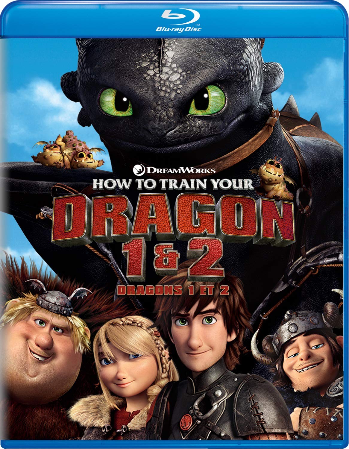 How to Train Your Dragon 1 & 2 - Blu-Ray (Used)