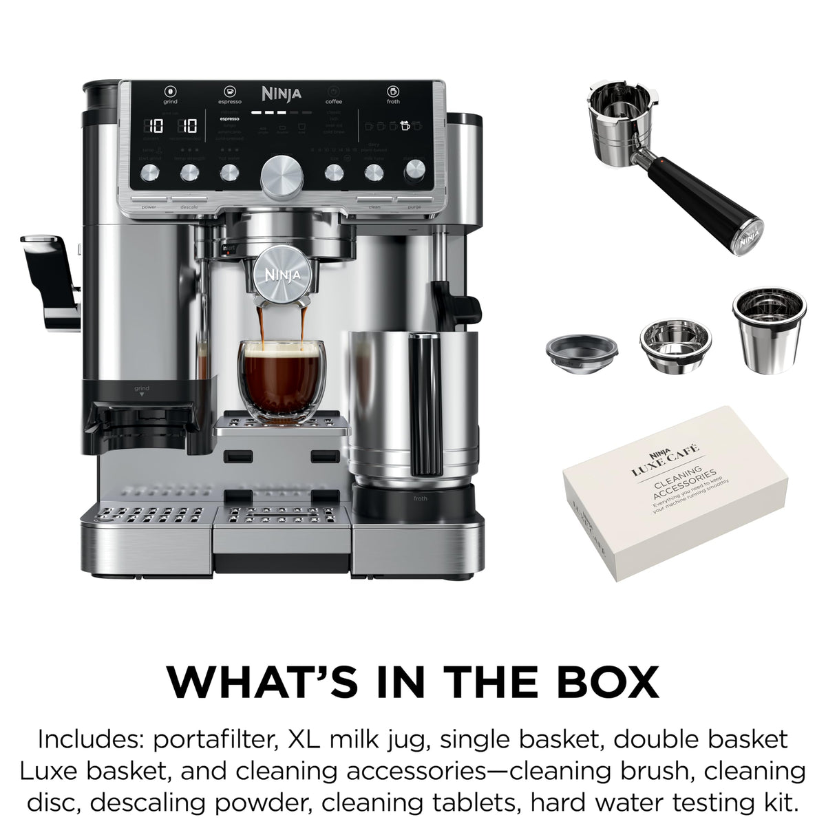 Ninja Luxe CafĂ© Pro Series, Espresso, Cold Brew, Hot Water, ES701C đ All In One Marketplace Canada