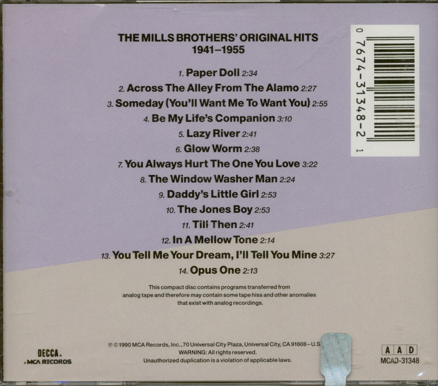 Best of Decca Years