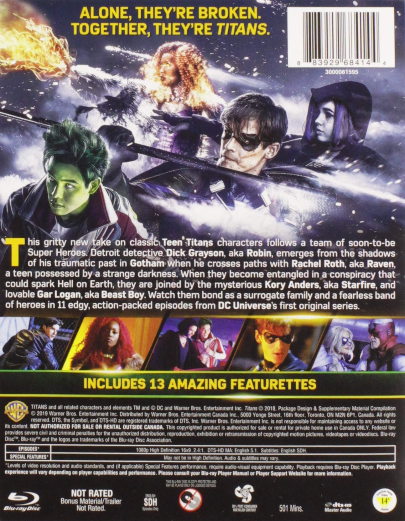 Titans: The Complete First Season (Blu-ray)
