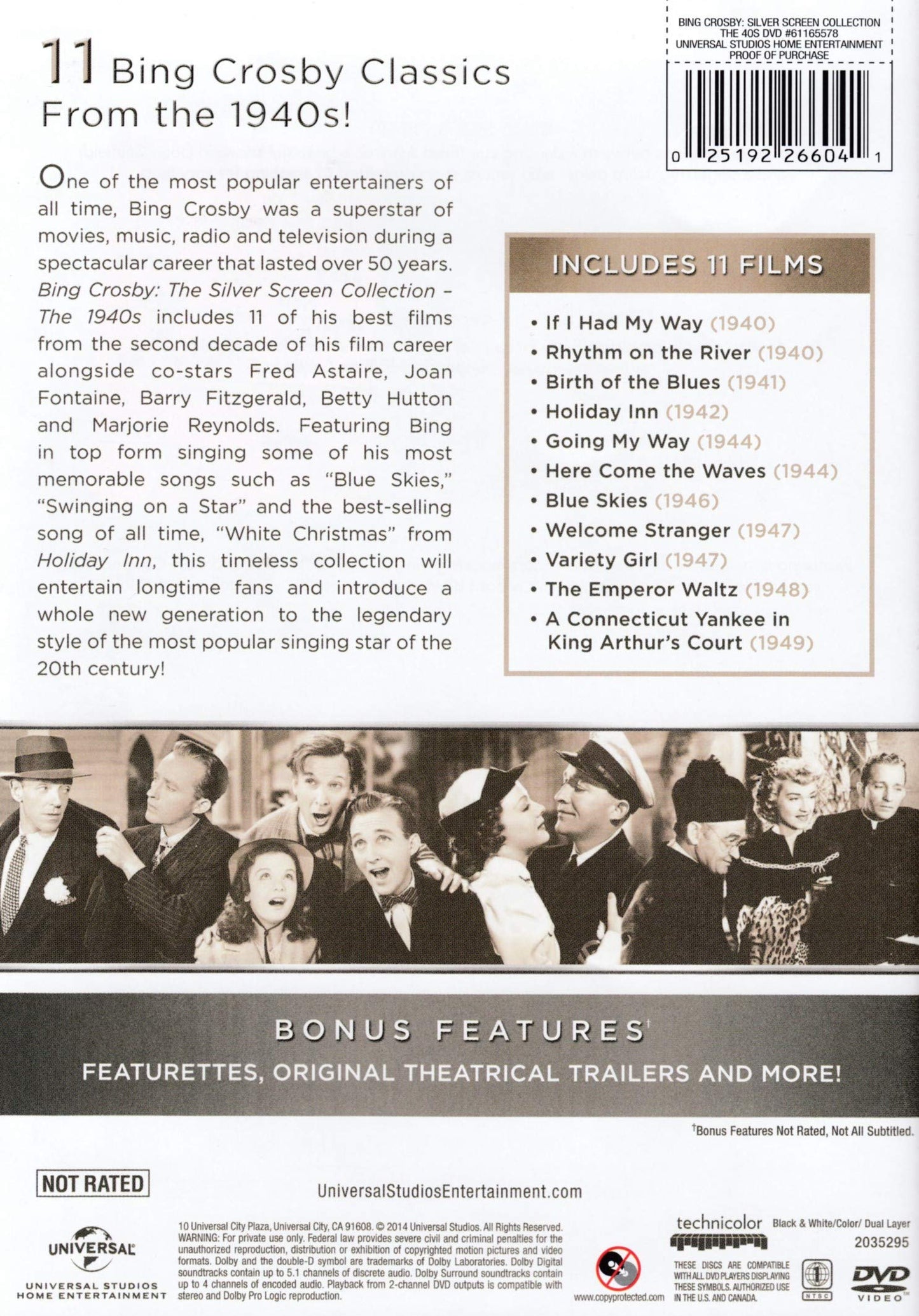 NOVIIML The Silver Screen Collection: The 1940s) (11-Classic Films)