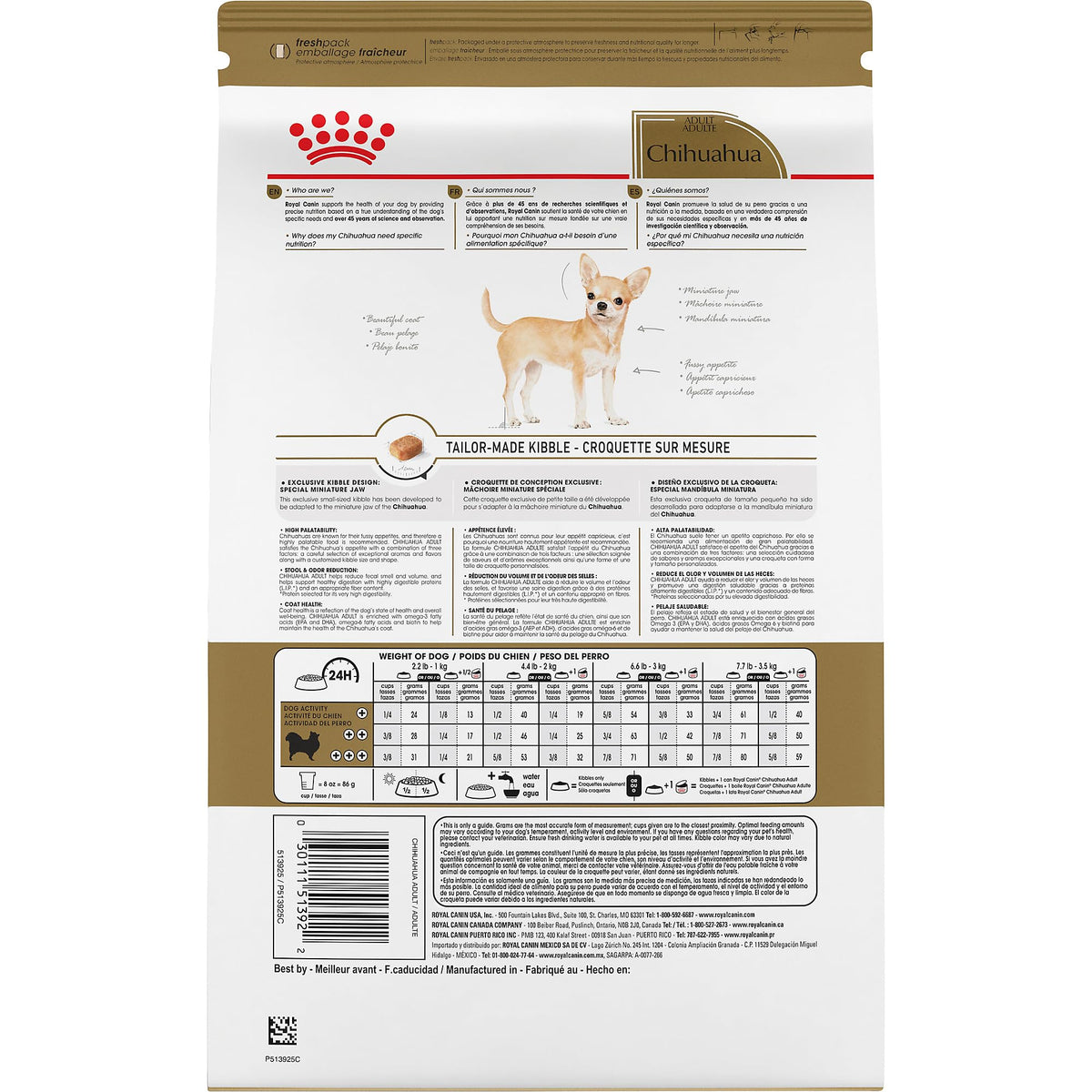 Royal Canin Chihuahua Adult Dry Dog Food, 10 lb bag đ All In One Marketplace Canada