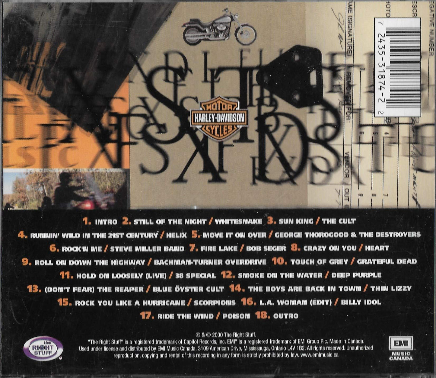 Various / Harley Davidson: Legendary Road Songs - CD (Used)