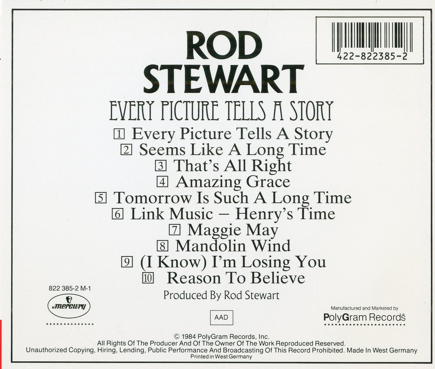Rob Stewart / Every Picture Tells A Story - CD (Used)