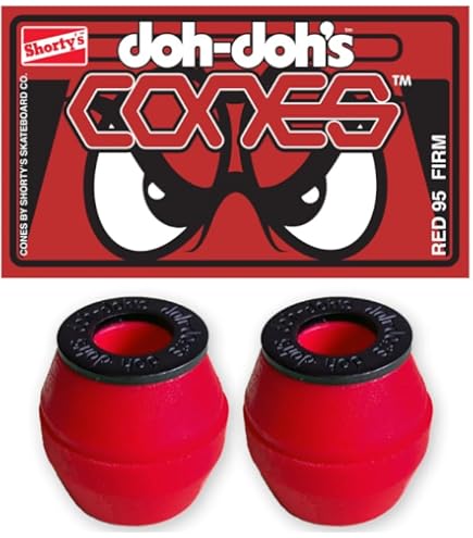 Shorty’s 'Cones' Hard Bushings - Red (95A)