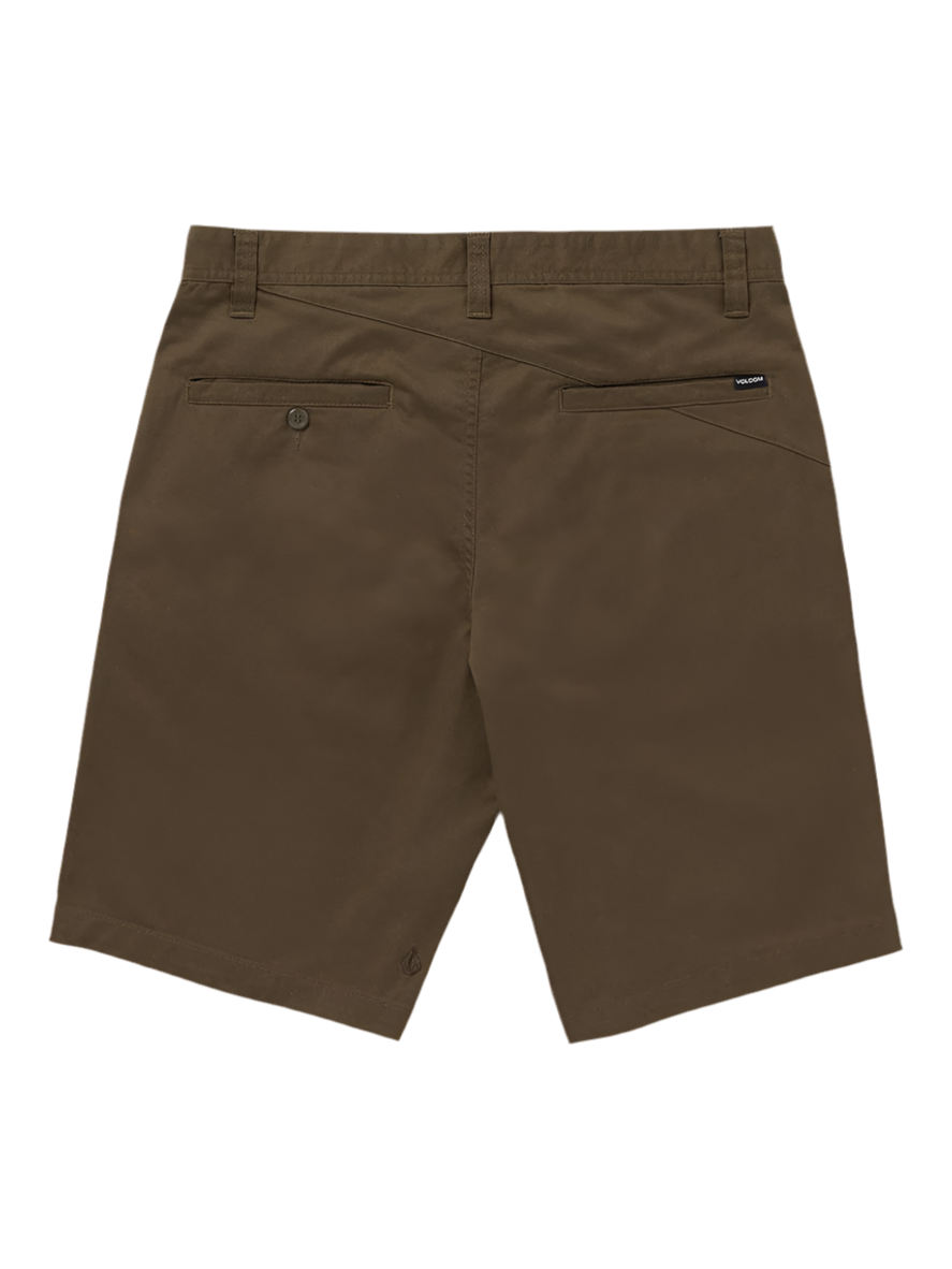Volcom 'Frickin' Chino Shorts - Dark Earth