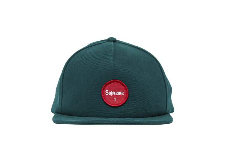Supreme 'Twill Patch' 5-Panel Cap - Teal
