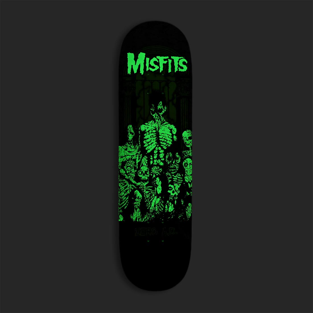 Zero x The Misfits 'Earth A.D' Deck - Glow In The Dark