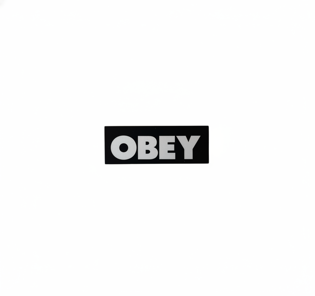 Obey 'Lil Logo' Sticker - Black