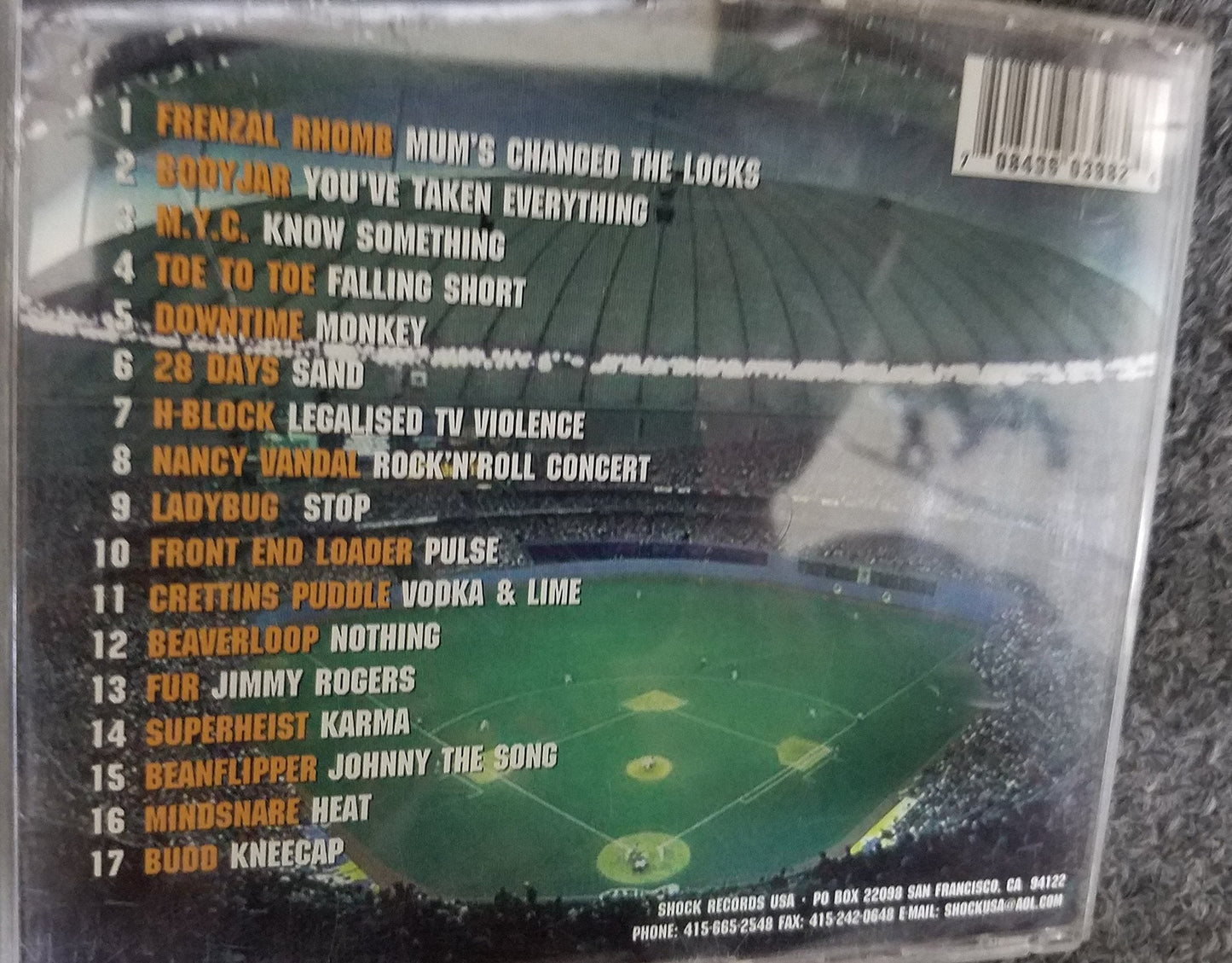 Shock Resut! Music to Improve your Game (Frenzal Bomb,Bodyjar,Toe to Toe,Downtime,28 Days and more)