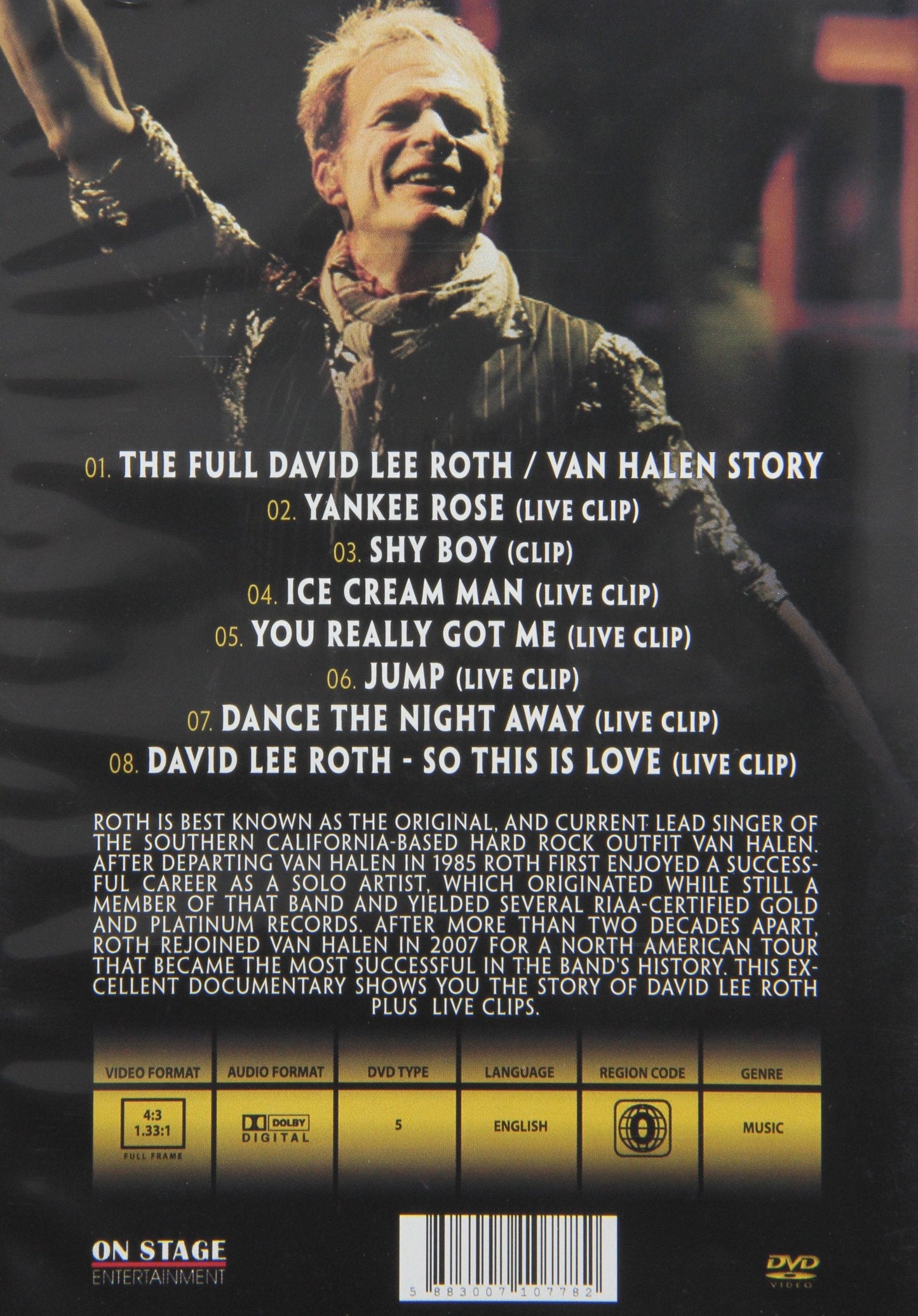 Roth, David Lee - You Really Got Me: Music Documentary