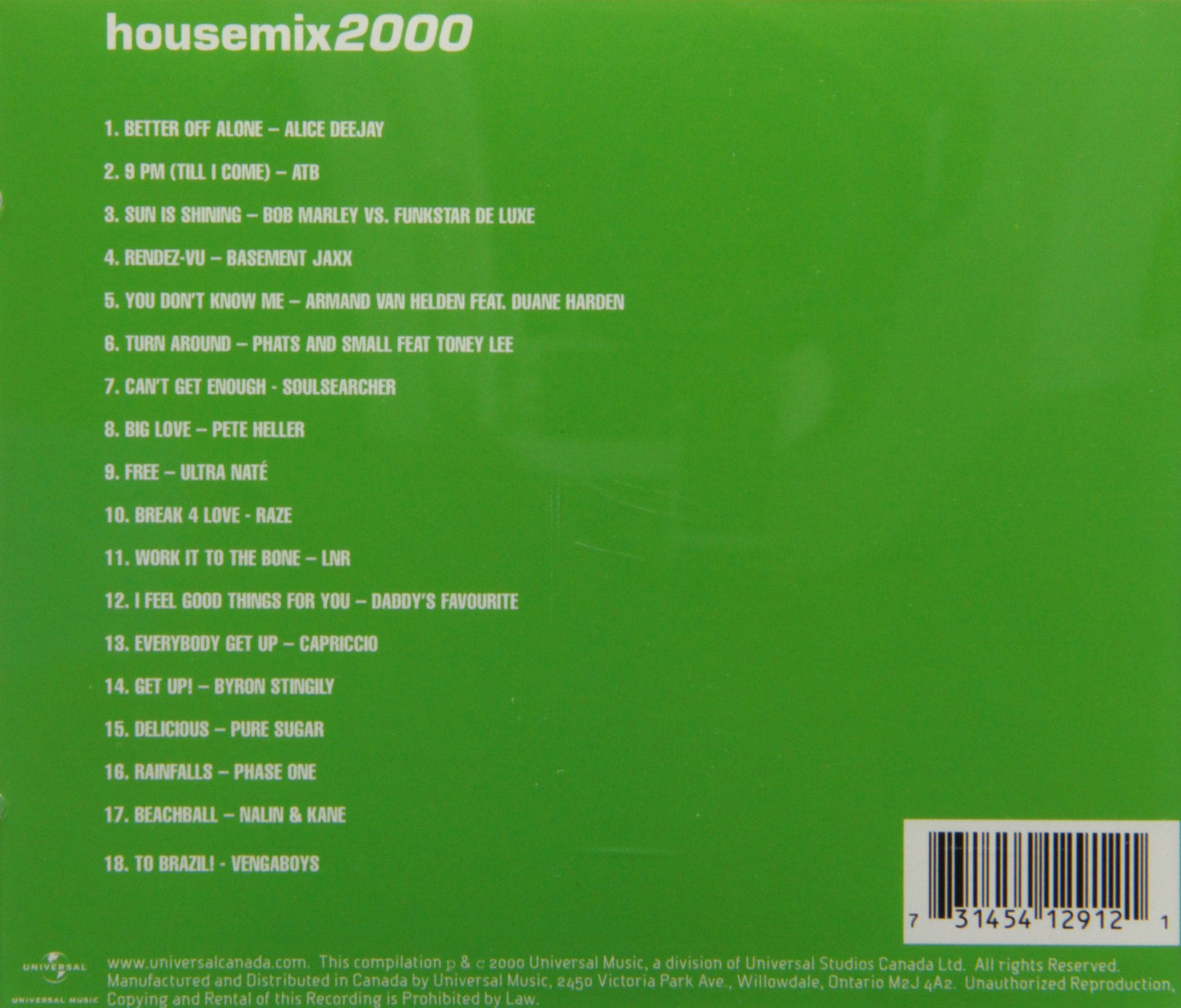 Various / Housemix 2000 - CD (Used)