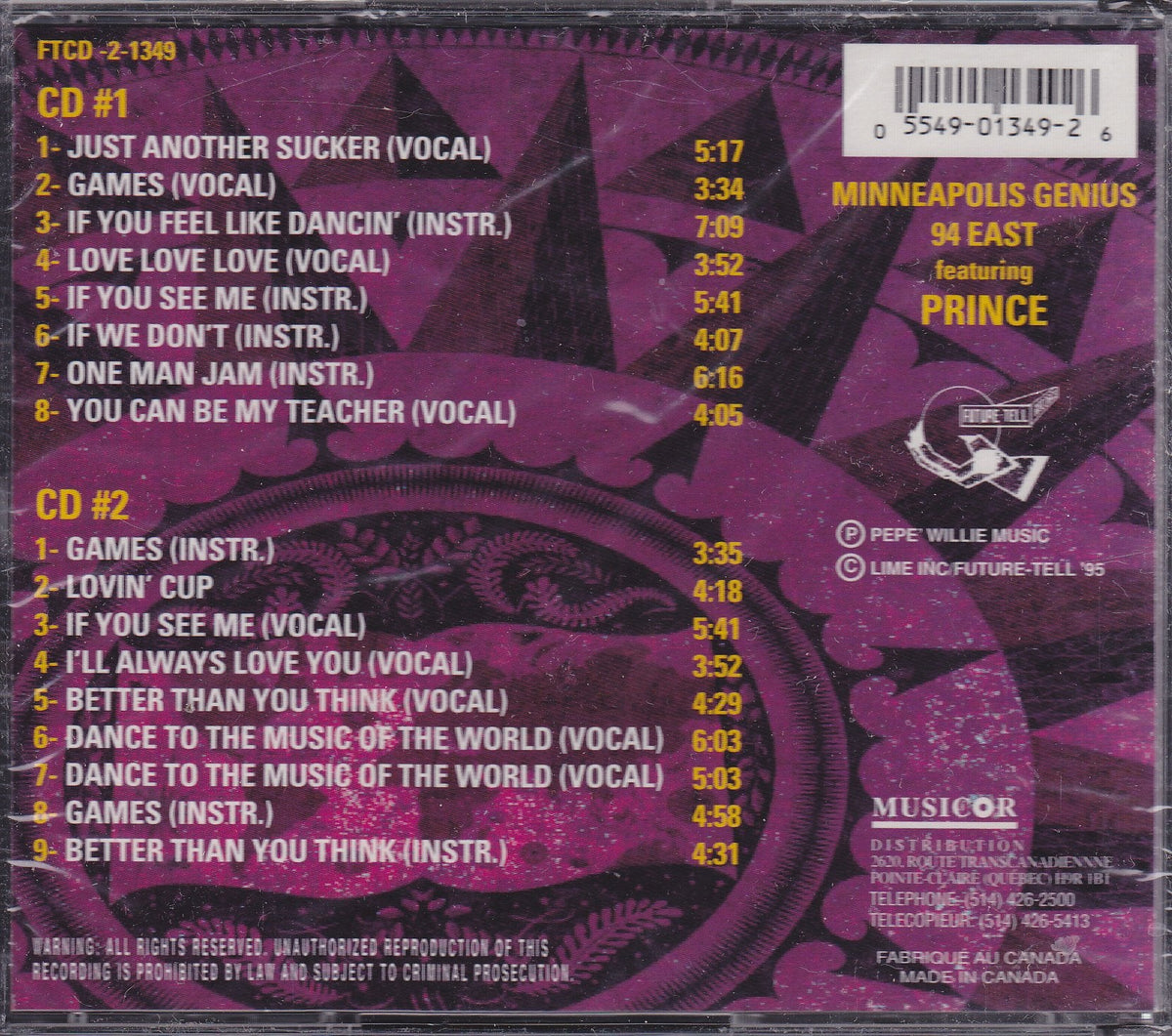Minneapolis Genius / 94 East: Featuring Prince - CD (Used)