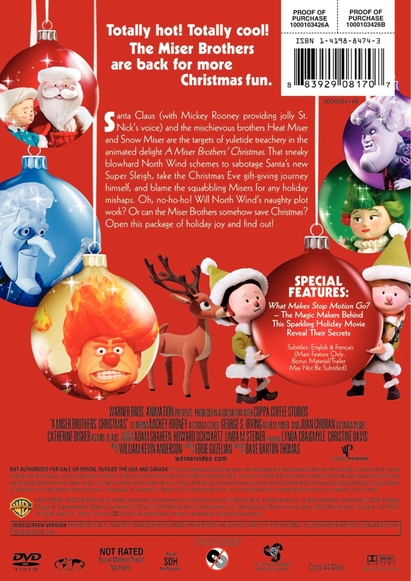A Miser Brother's Christmas: Deluxe Edition - DVD (Used)