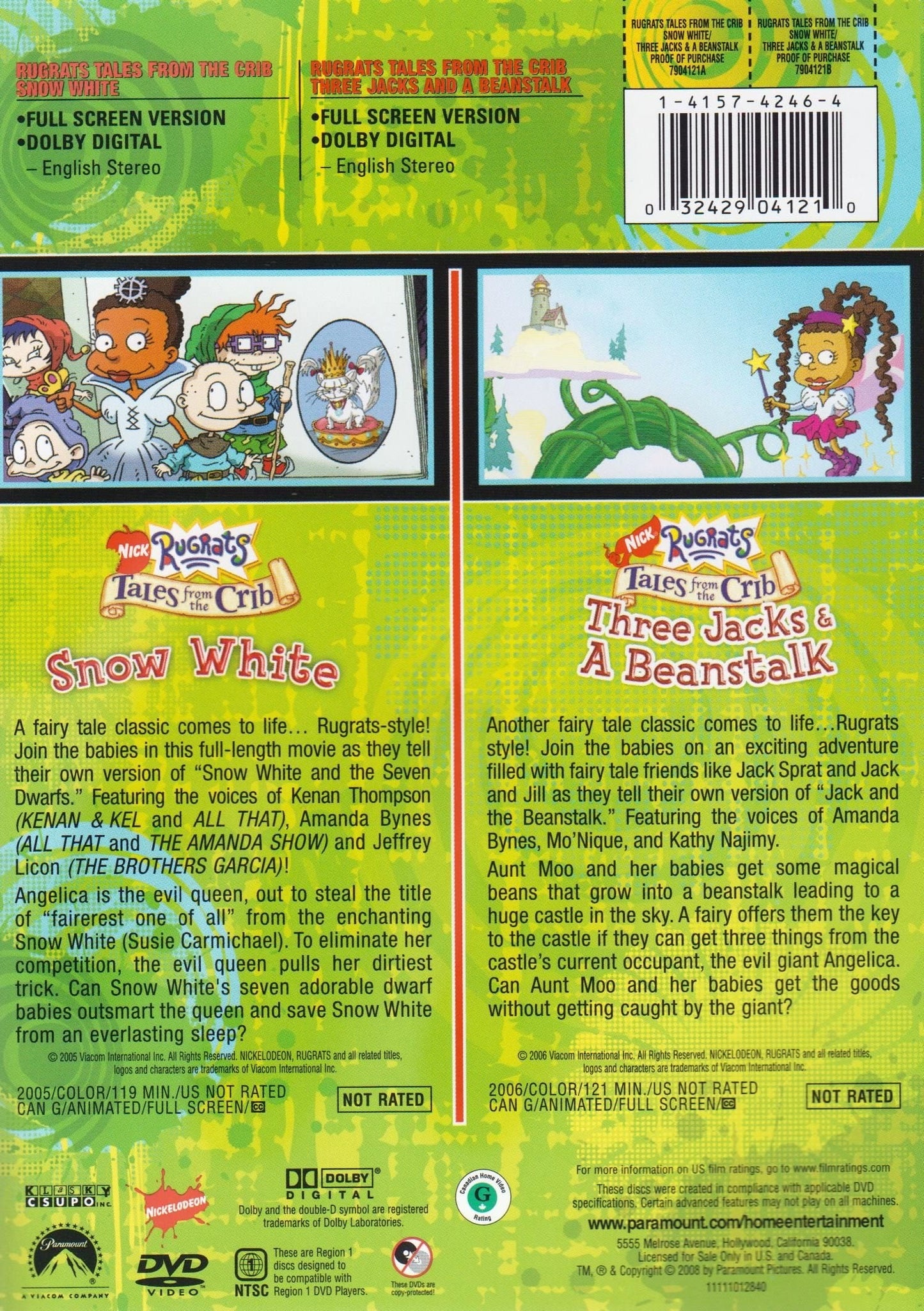 Rugrats: Tales From The Crib (Snow White / Three Jacks And A Beanstalk) (Double Feature)