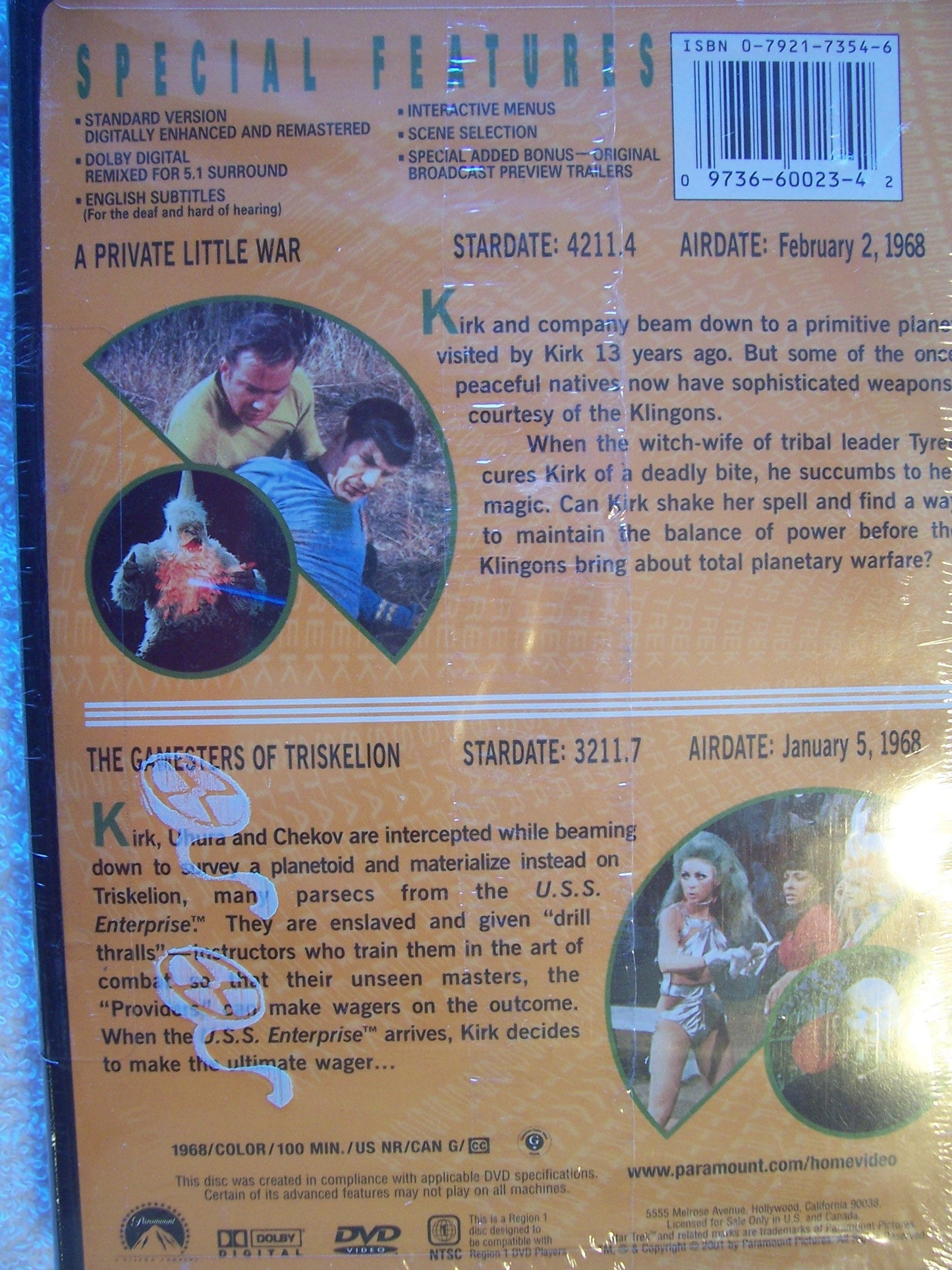 Star Trek / Vol. 23: Private Little + Gamesters (Full Screen) - DVD (Used)