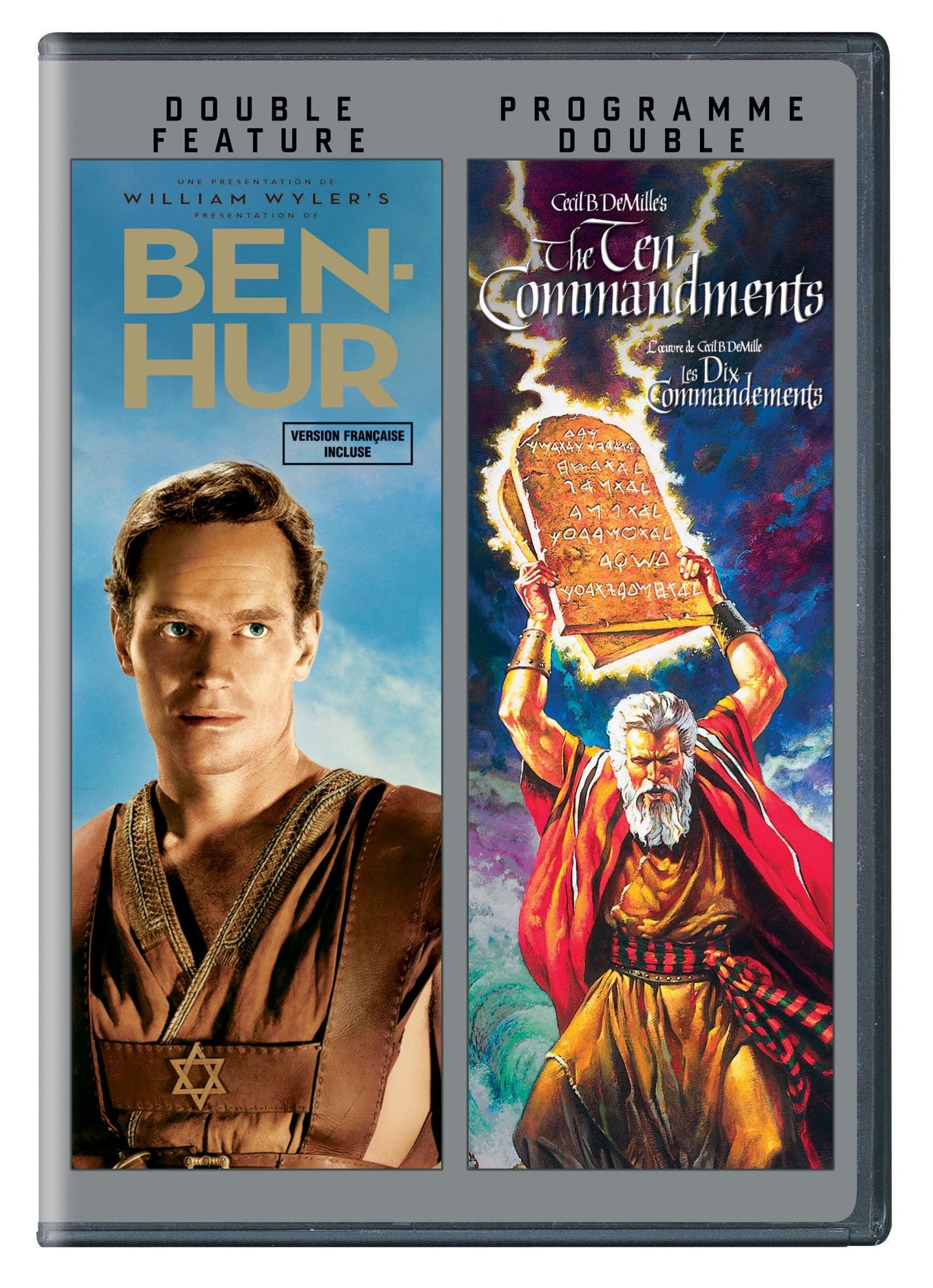 Ben Hur/ Ten Commandments DVD DBFE (Bilingual)