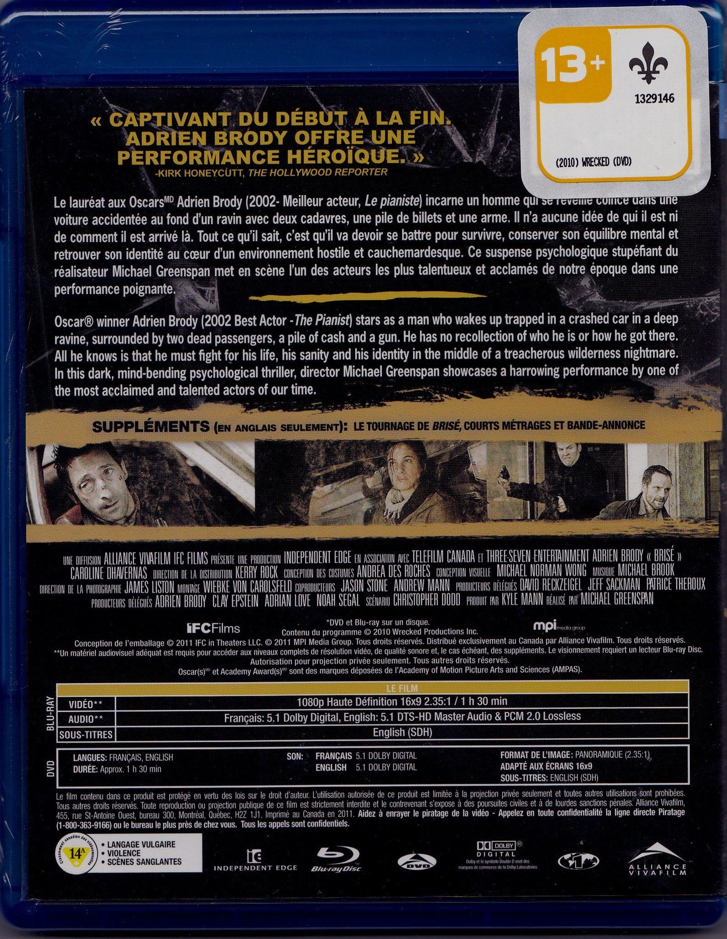 Wrecked - Blu-Ray/DVD (Used)