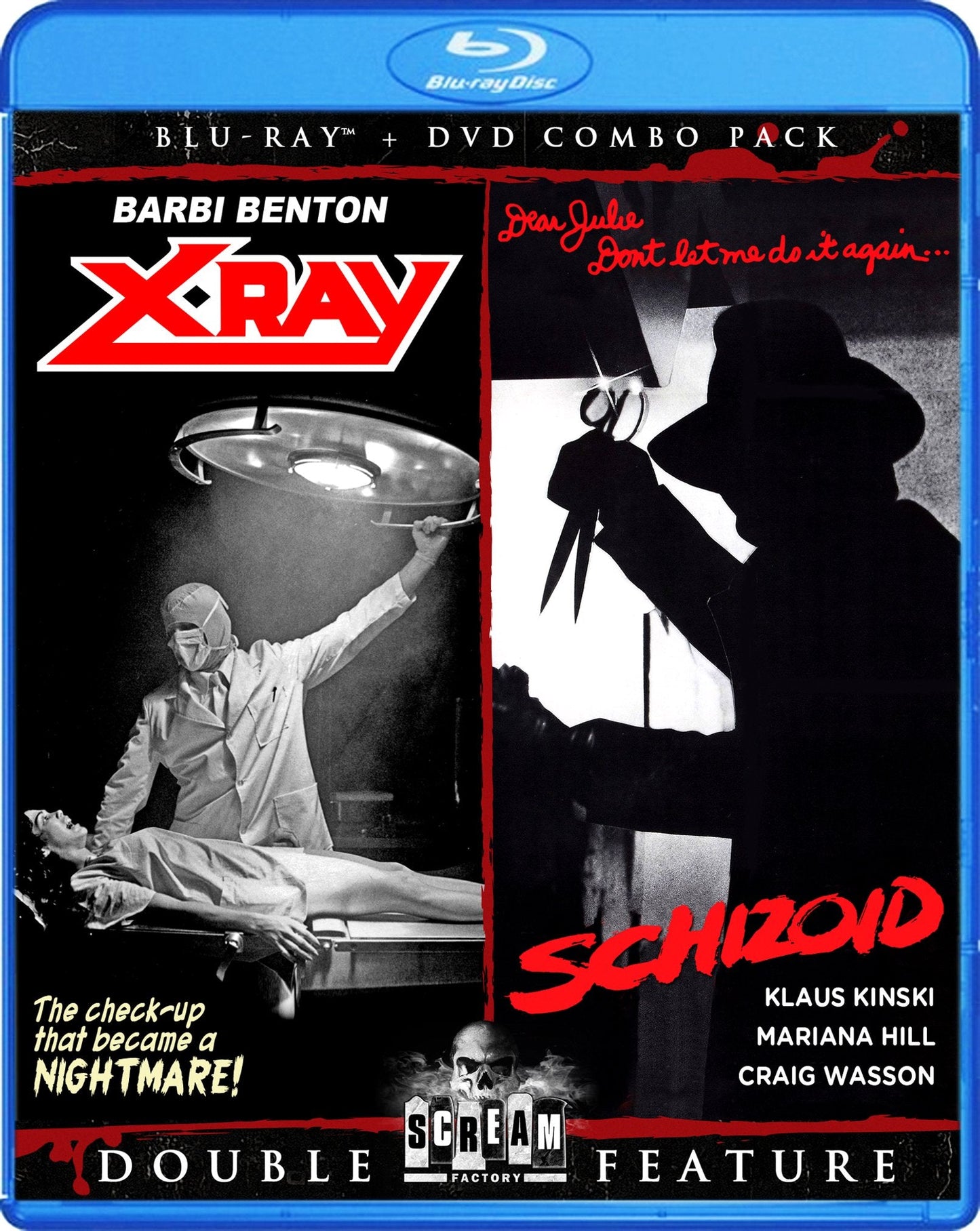 X-ray + Schizoid: Double Feature - Blu-Ray/DVD (Used)