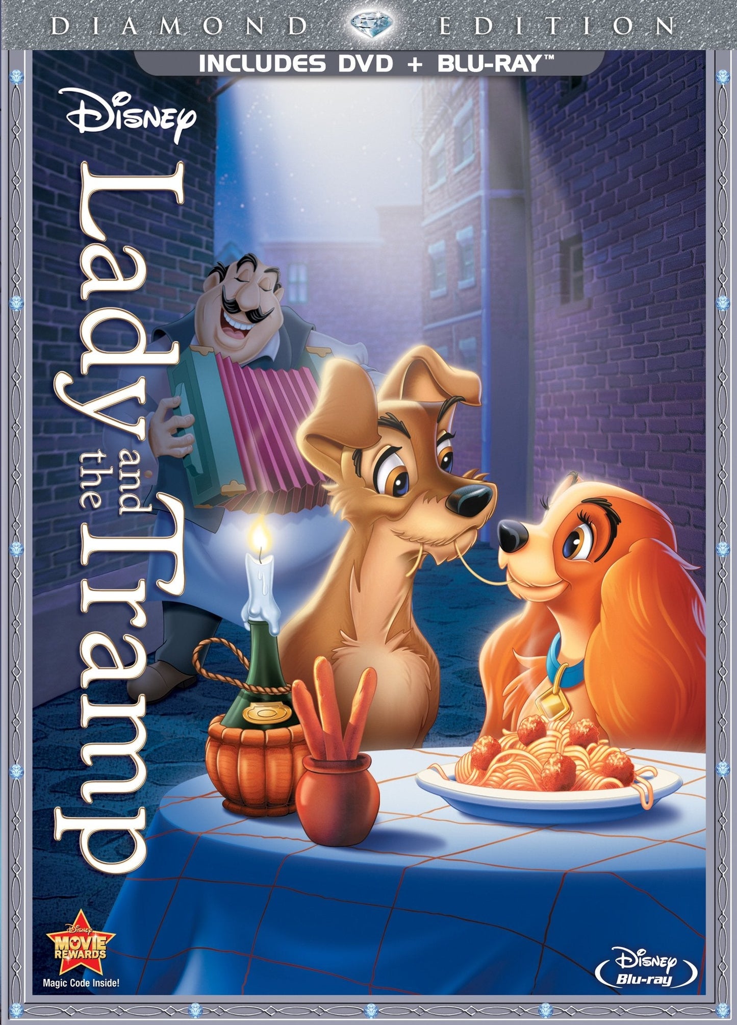 Lady and the Tramp (Diamond Edition) (DVD + Blu-ray) (Bilingual)