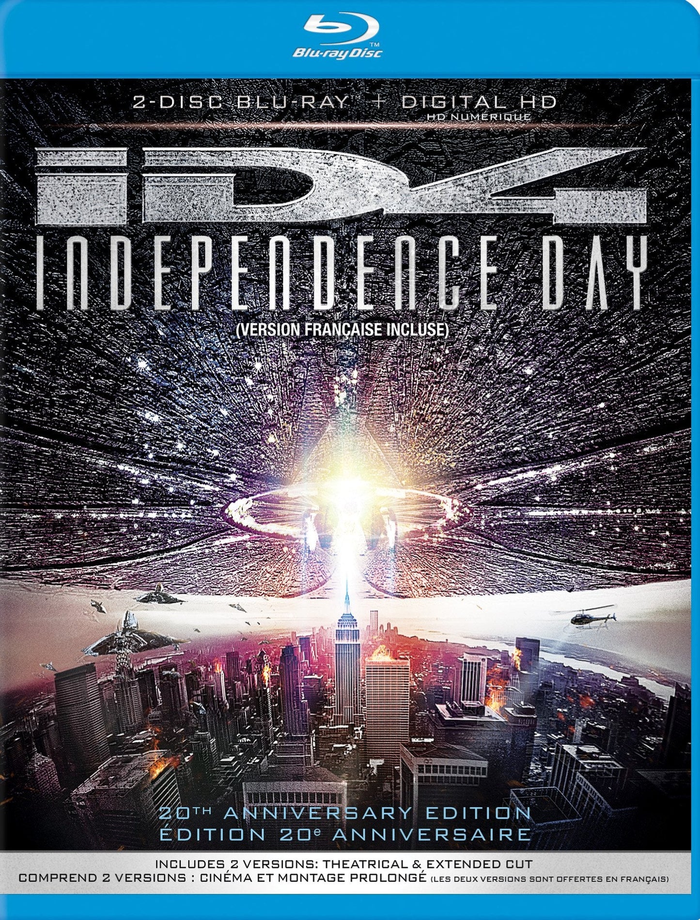 Independence Day 20th Anniversary Edition (Bilingual) - Blu-ray + Digital Copy