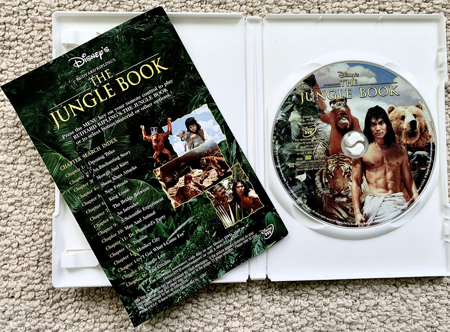 Rudyard Kipling's The Jungle Book (Widescreen) - DVD (Used)