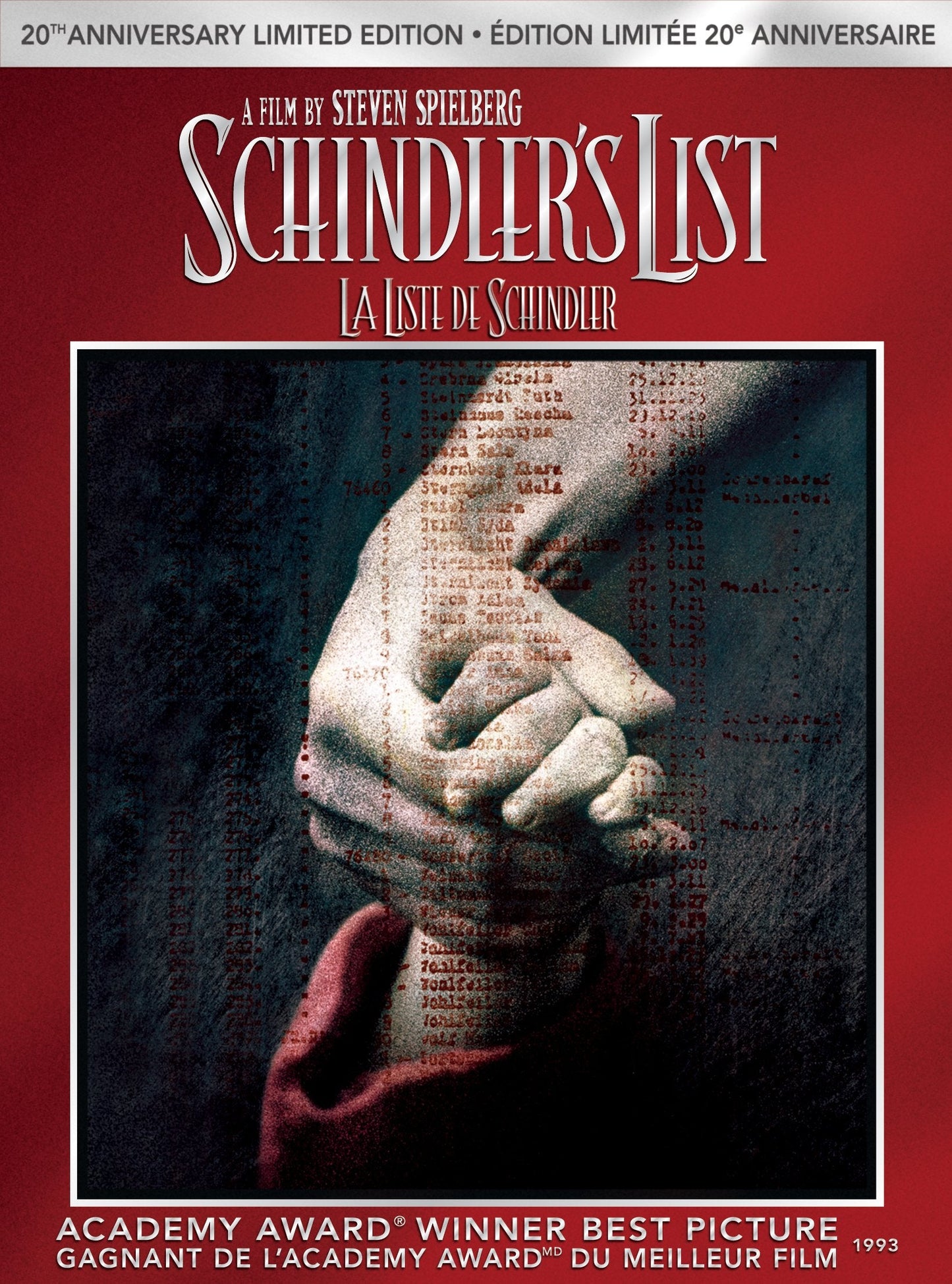 Schindler's List (20th Anniversary Limited Edition) - DVD